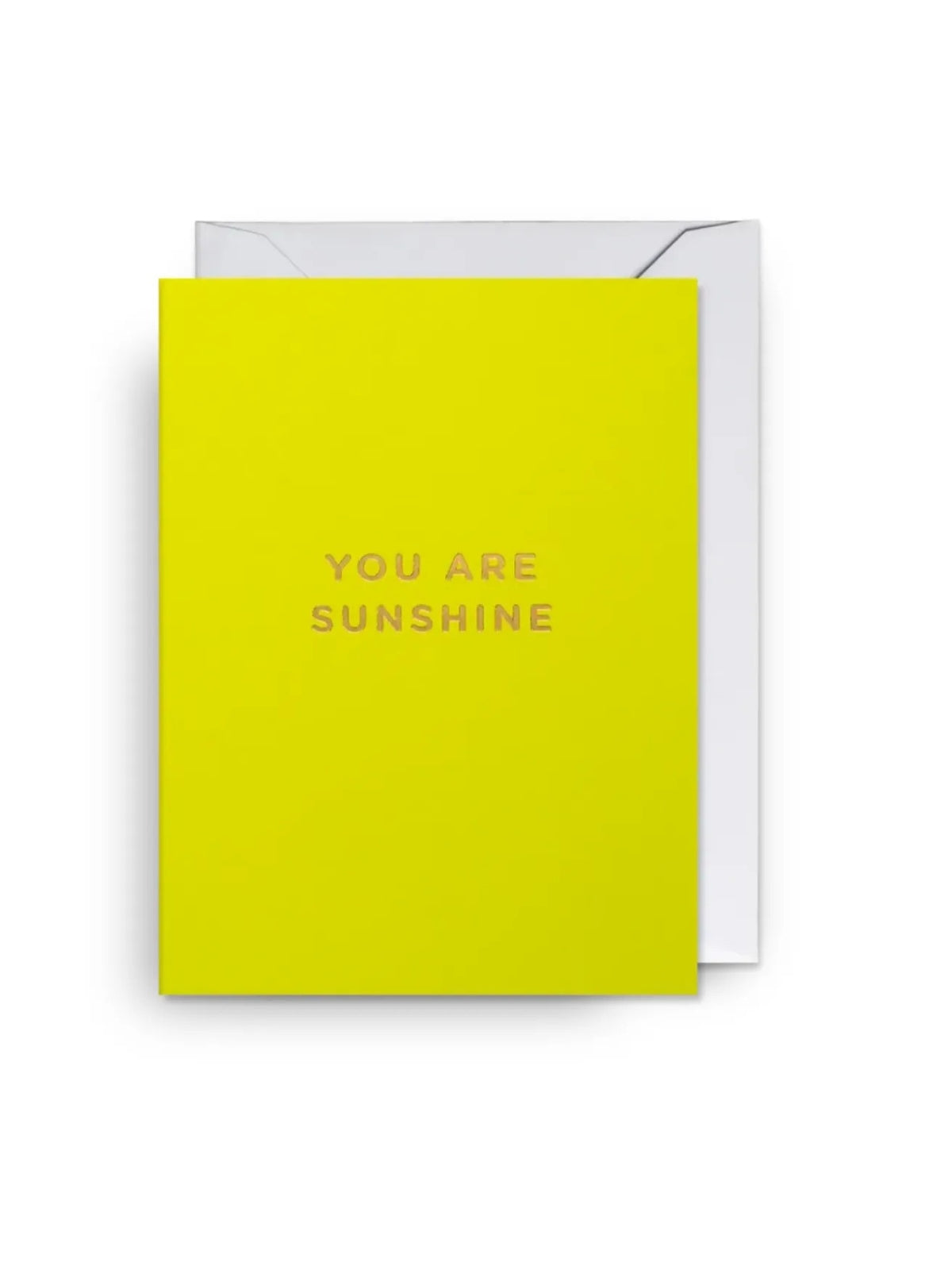 כרטיס ברכה כסף – YOU ARE SUNSHINE