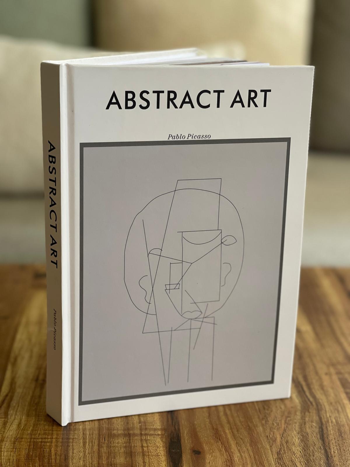 ספר עיצוב נפתח עם דפים - אבסטרקט ארט