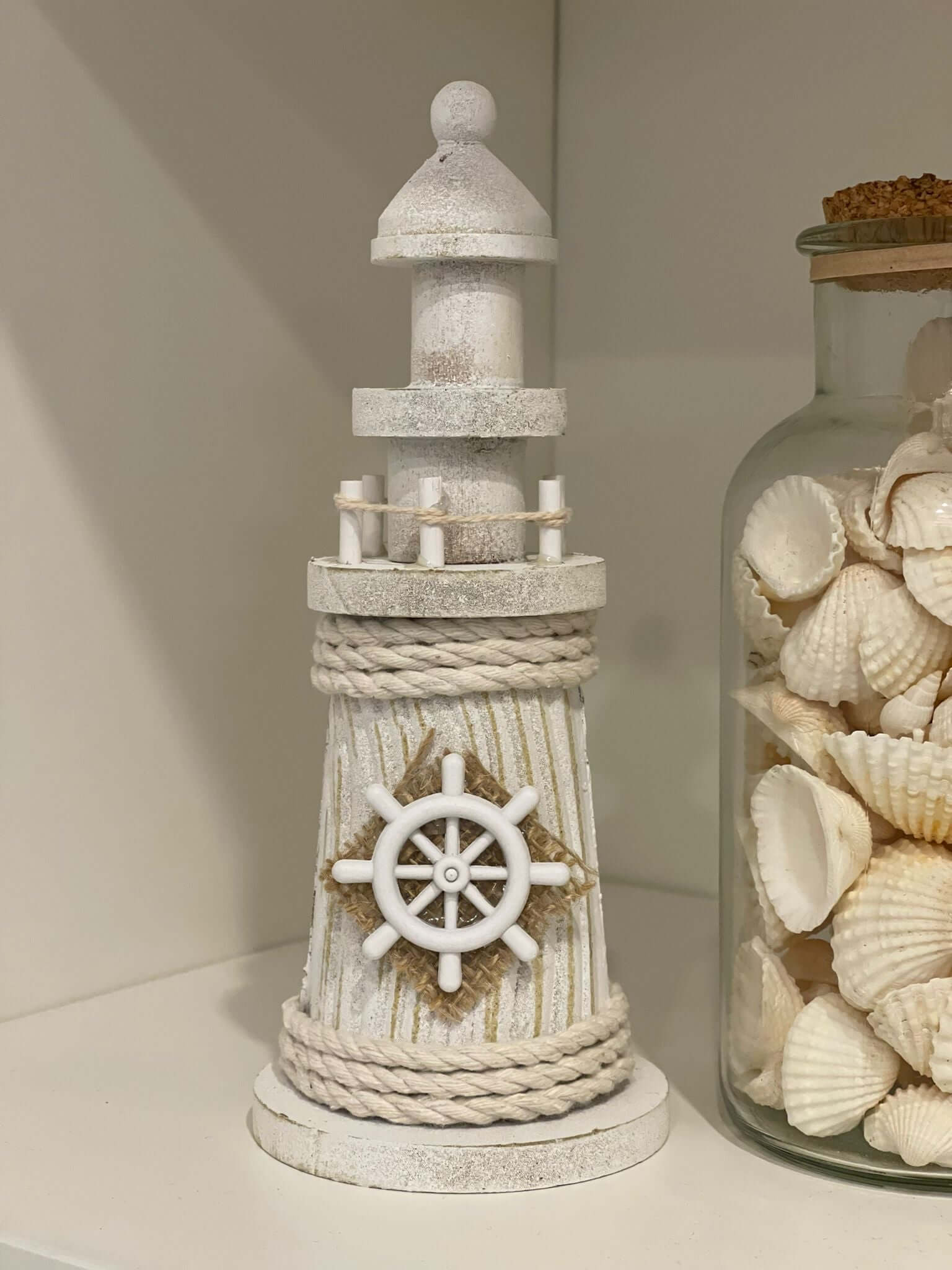 מגדלור עץ דקורטיבי נאוטיקל