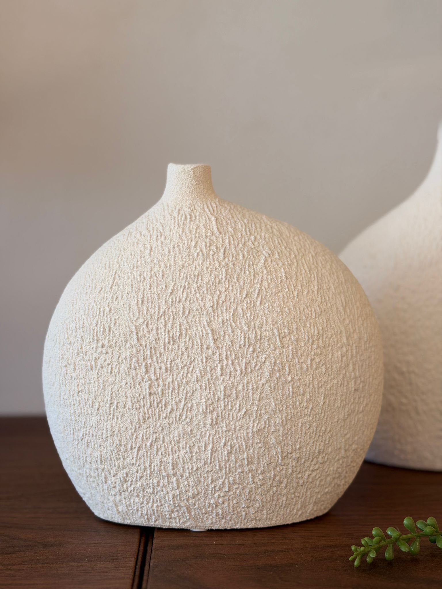 אגרטל חרס שטוח מון