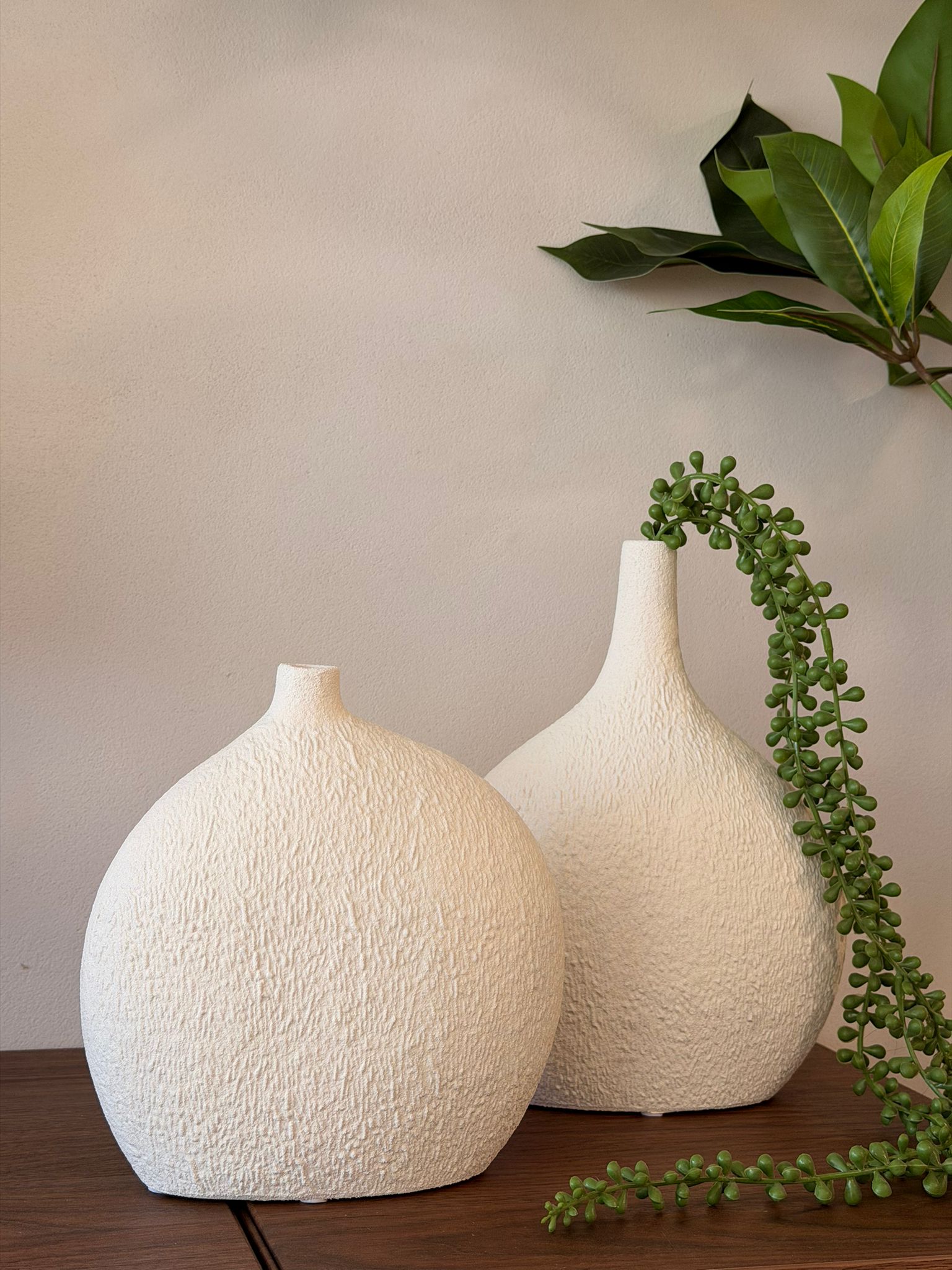 אגרטל חרס שטוח מון