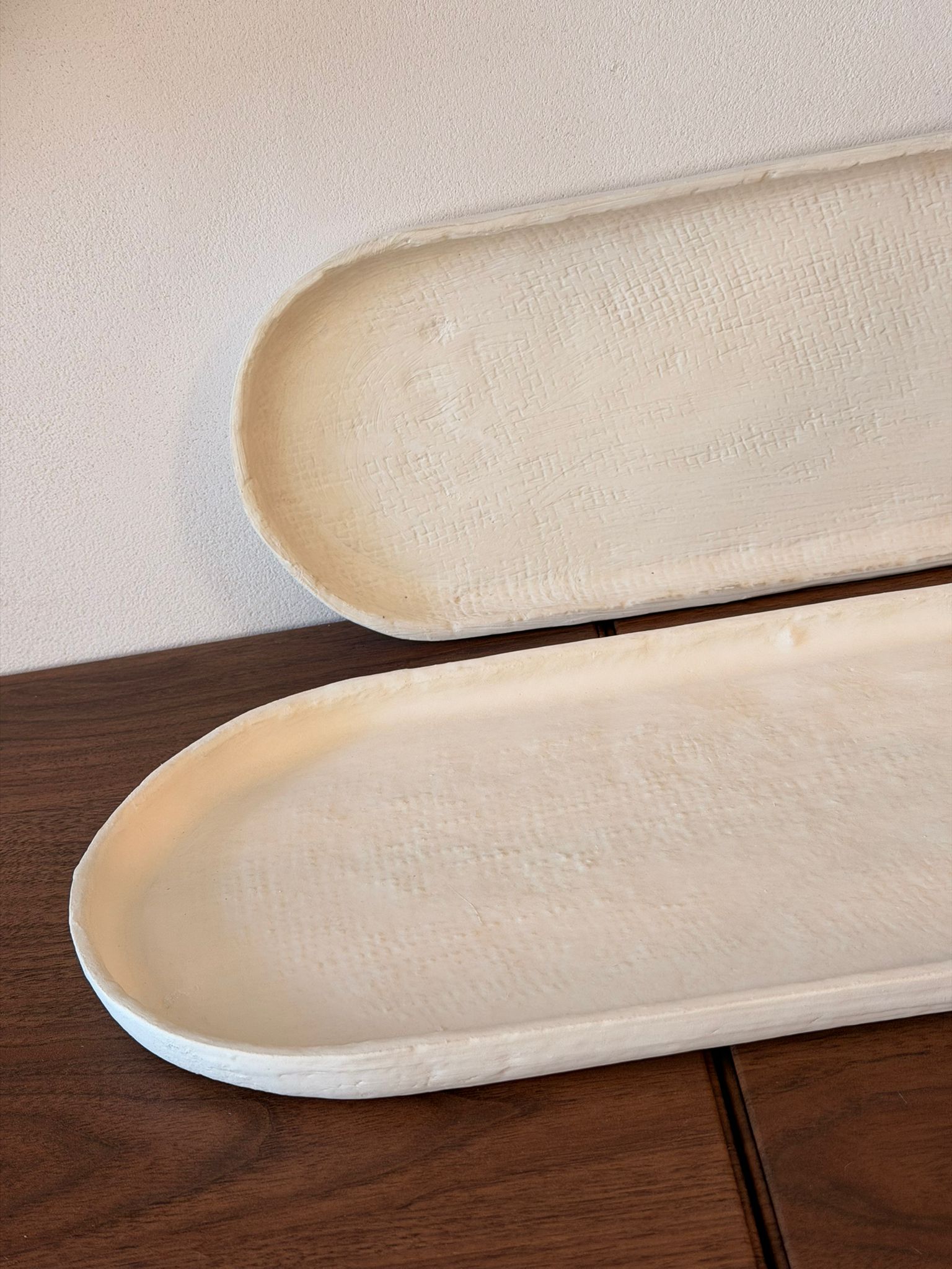 מגש נוי אובלי קראפט בעבודת יד