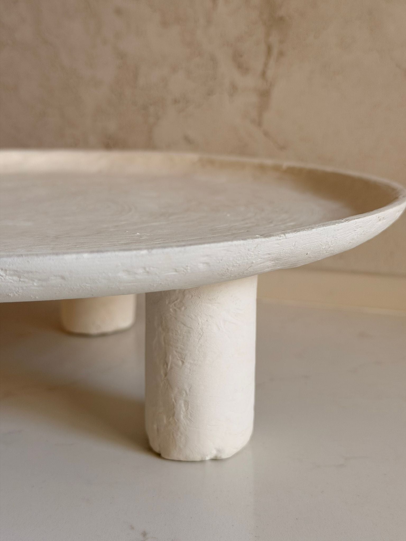 מגש נוי עגול קראפט בעבודת יד