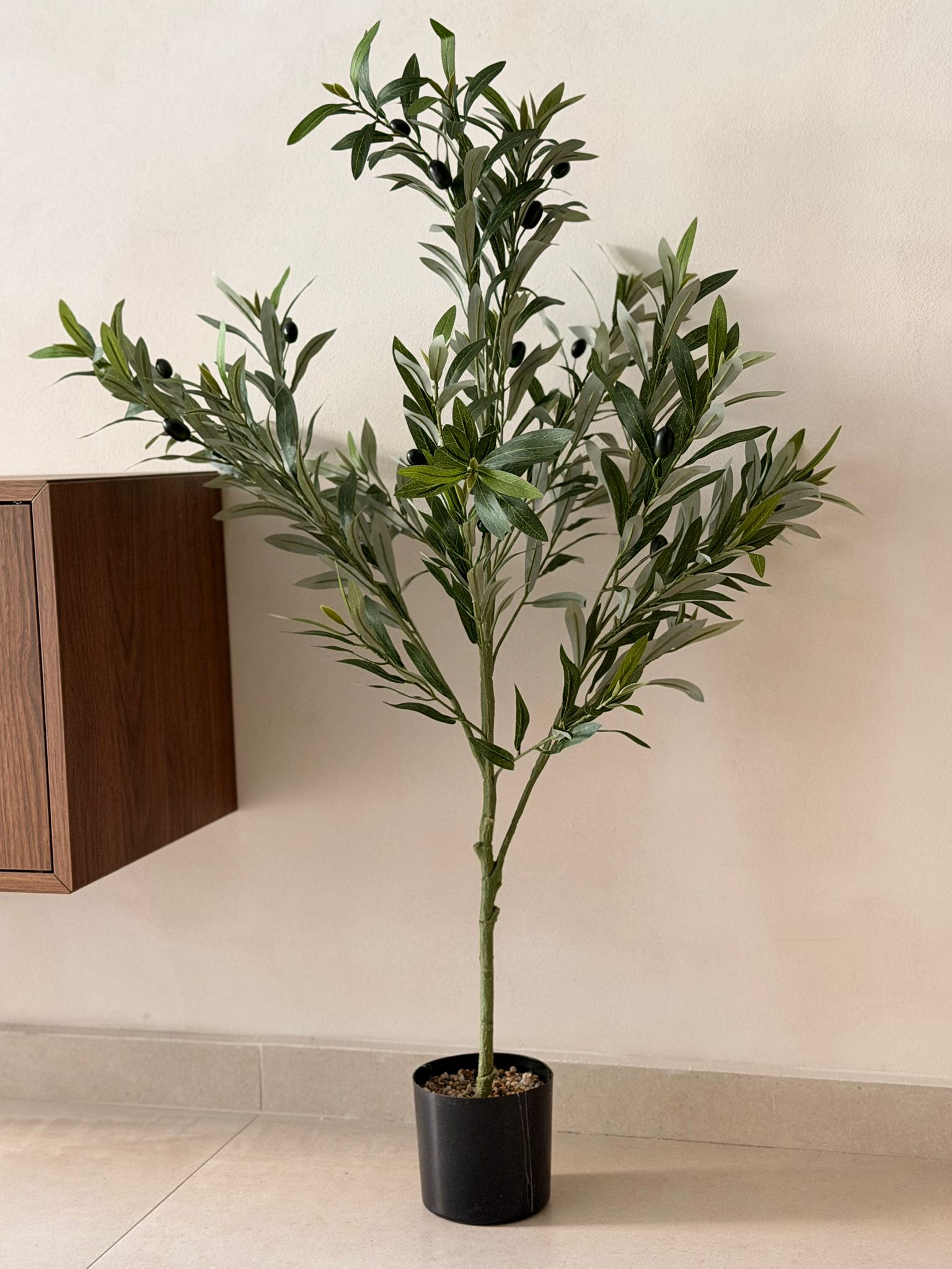 עציץ זית מלאכותי 1 מטר