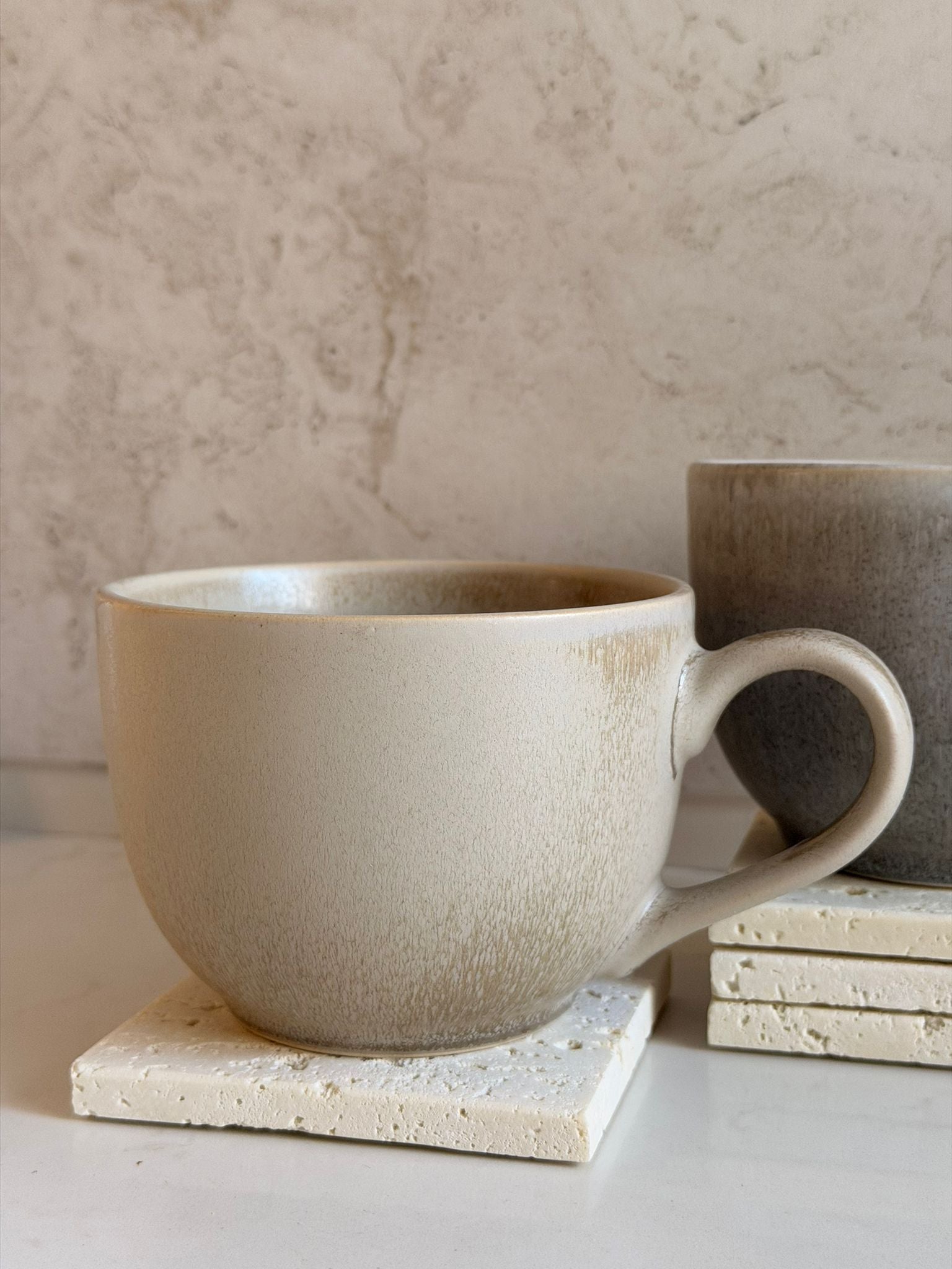 ספל קרמיקה מיסטי שמנת