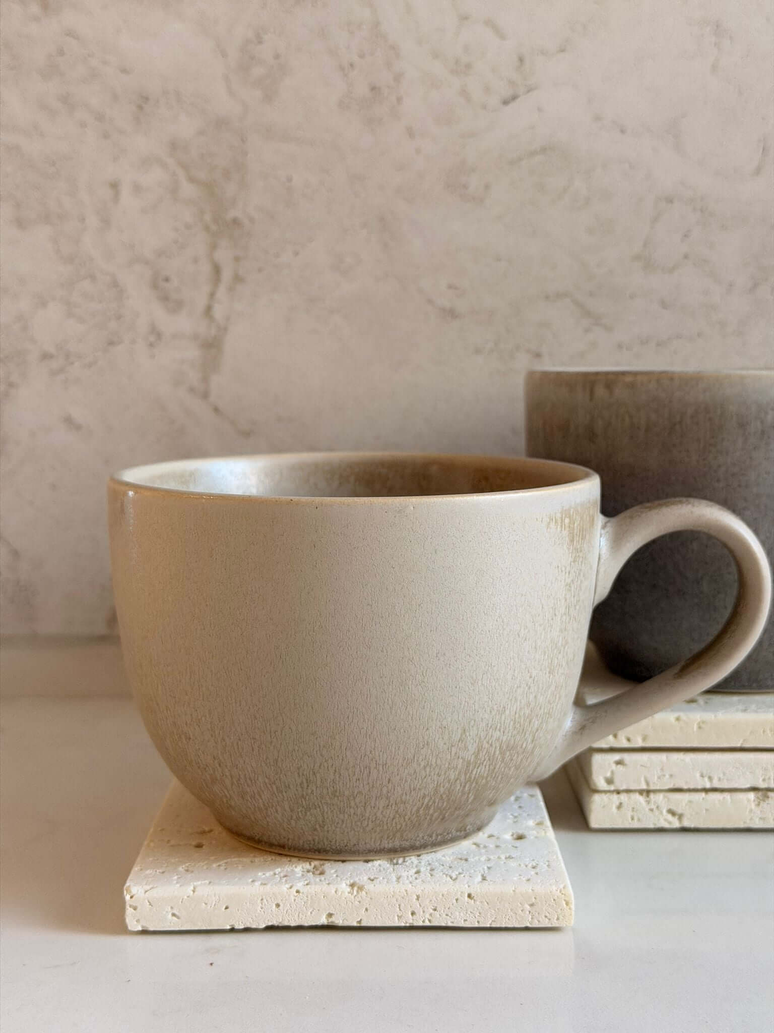 ספל קרמיקה מיסטי שמנת