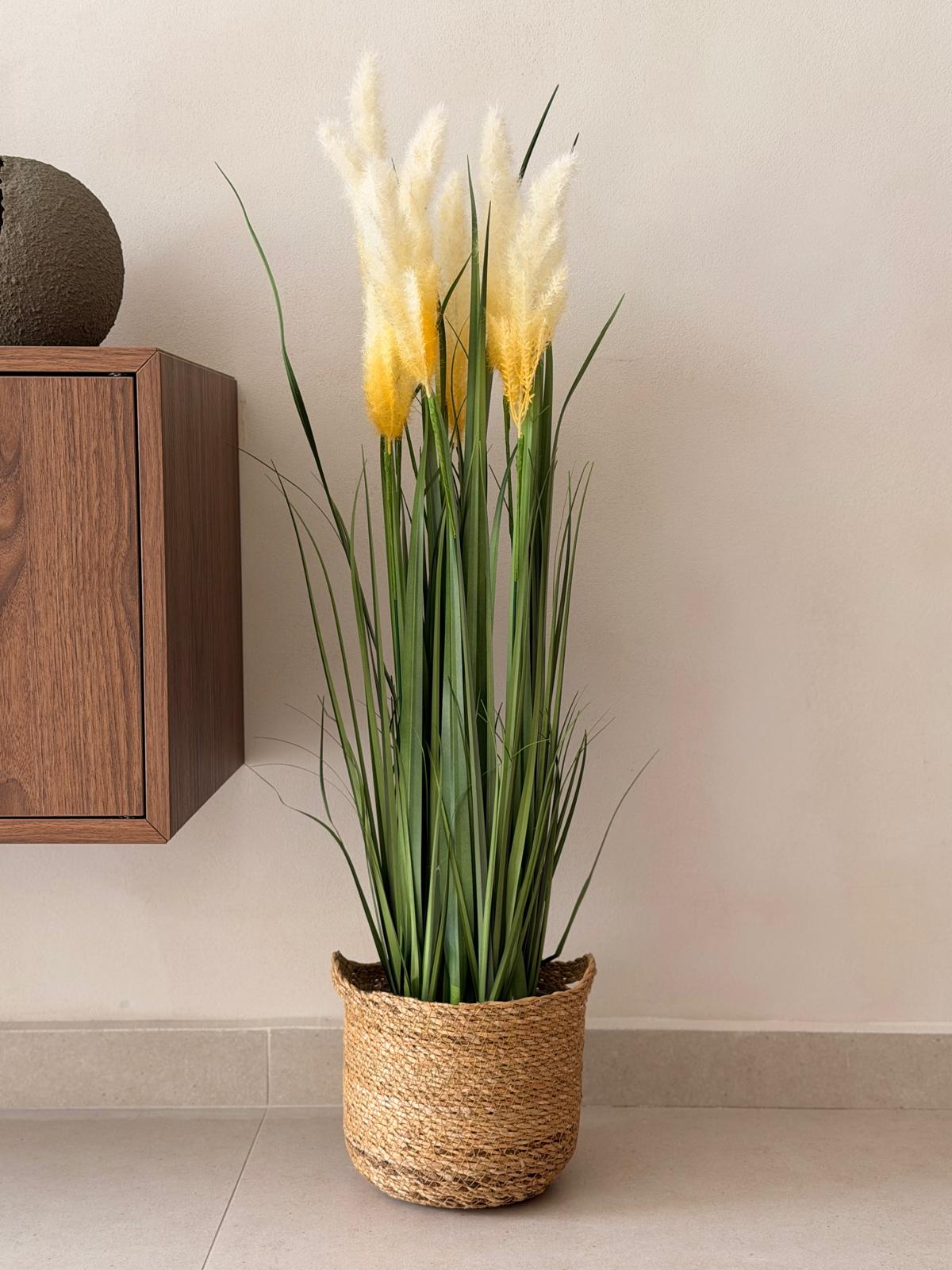 עציץ פמפס מלאכותי - 90 ס"מ