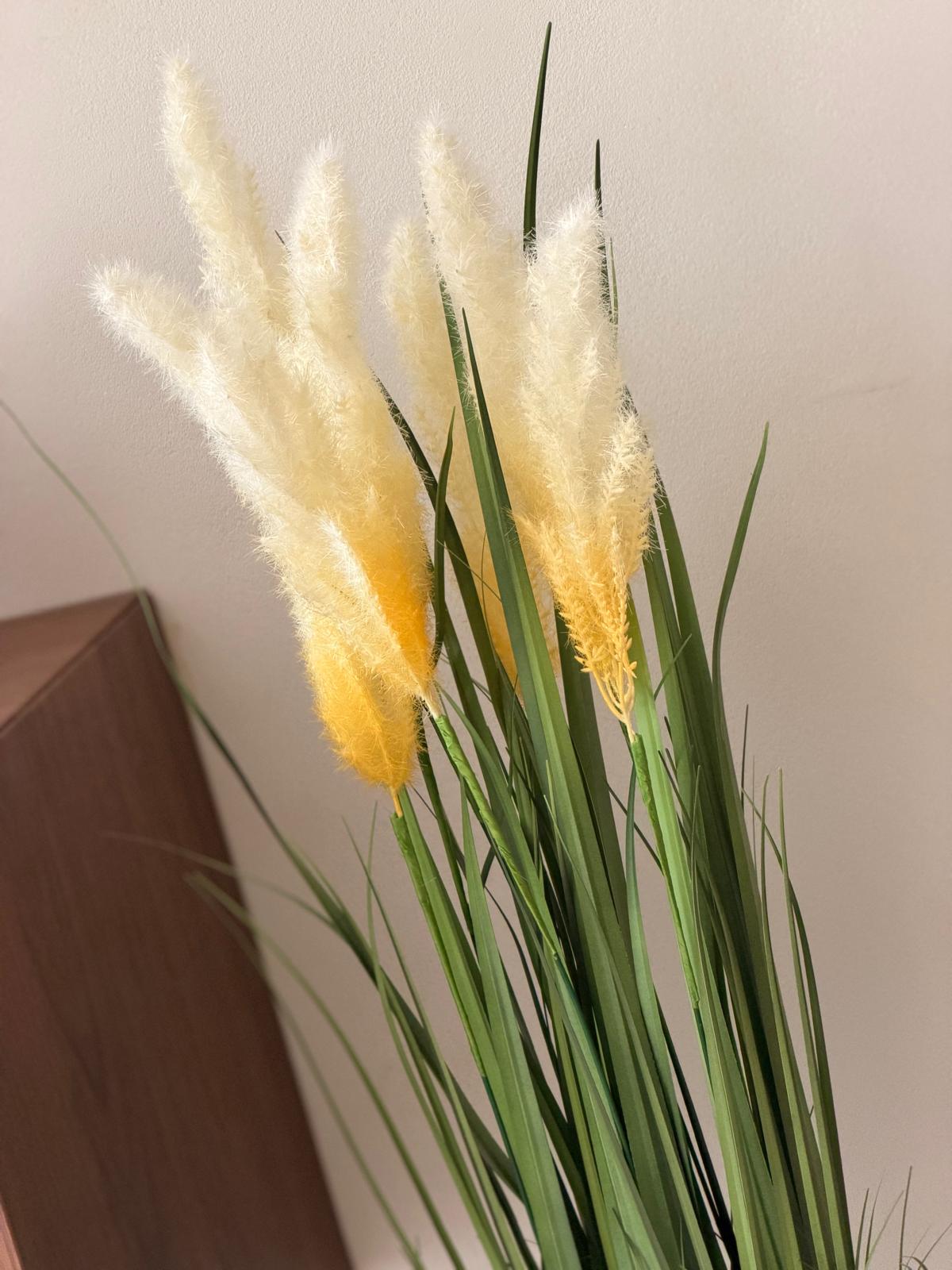 עציץ פמפס מלאכותי - 90 ס"מ