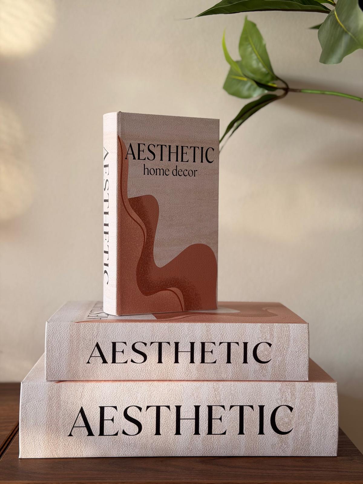 ספר קופסה אדמה נפתח לאחסון