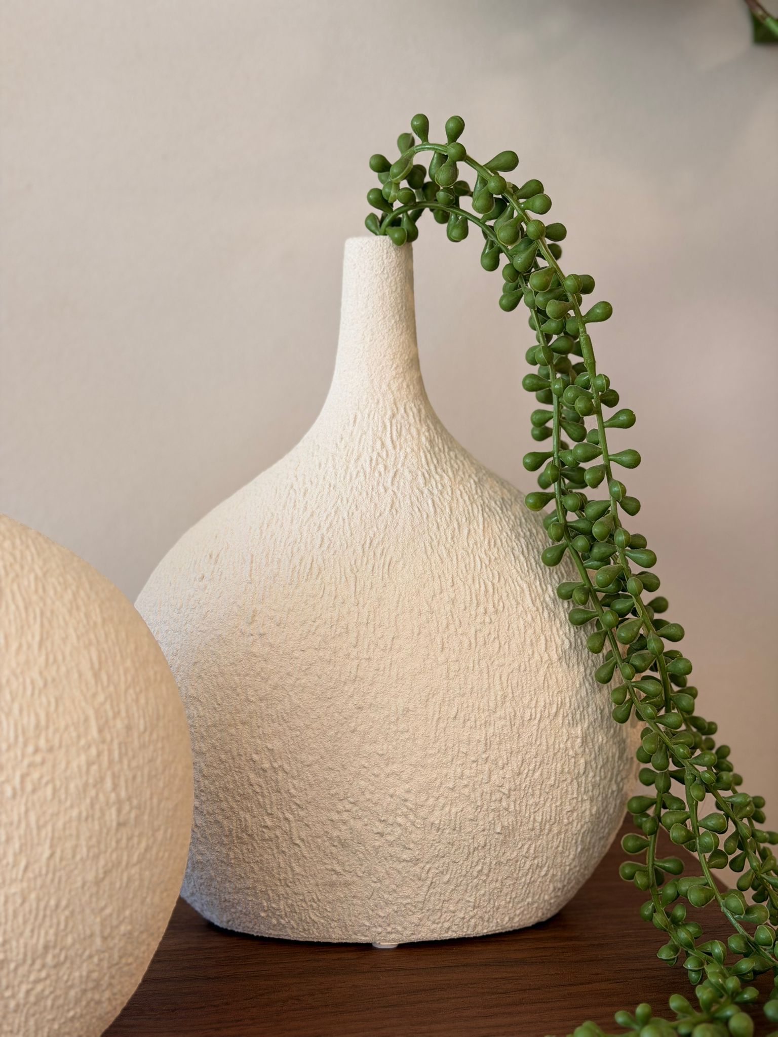 אגרטל חרס שטוח מון