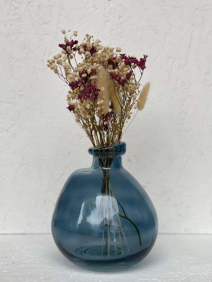 אגרטל טיפה דרופ אמורפי - כחול