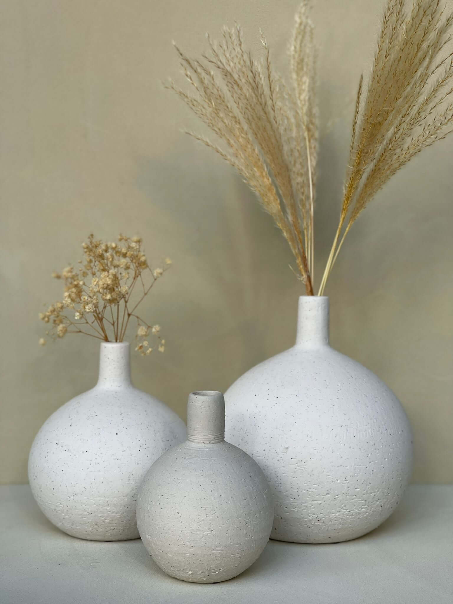 אגרטל חרס בלאנק - גודל לבחירה