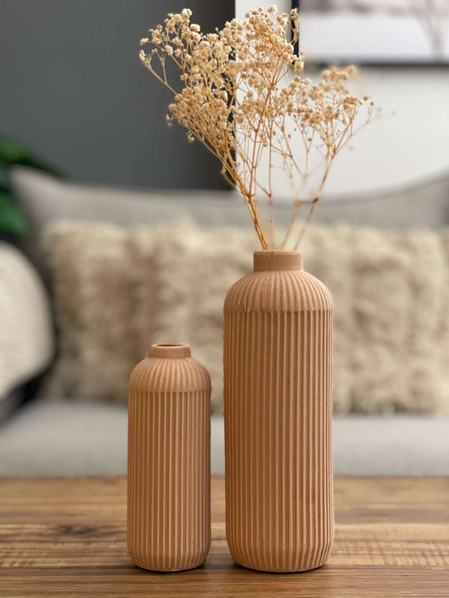 אגרטל חרס סנדיניו חמרה פסים