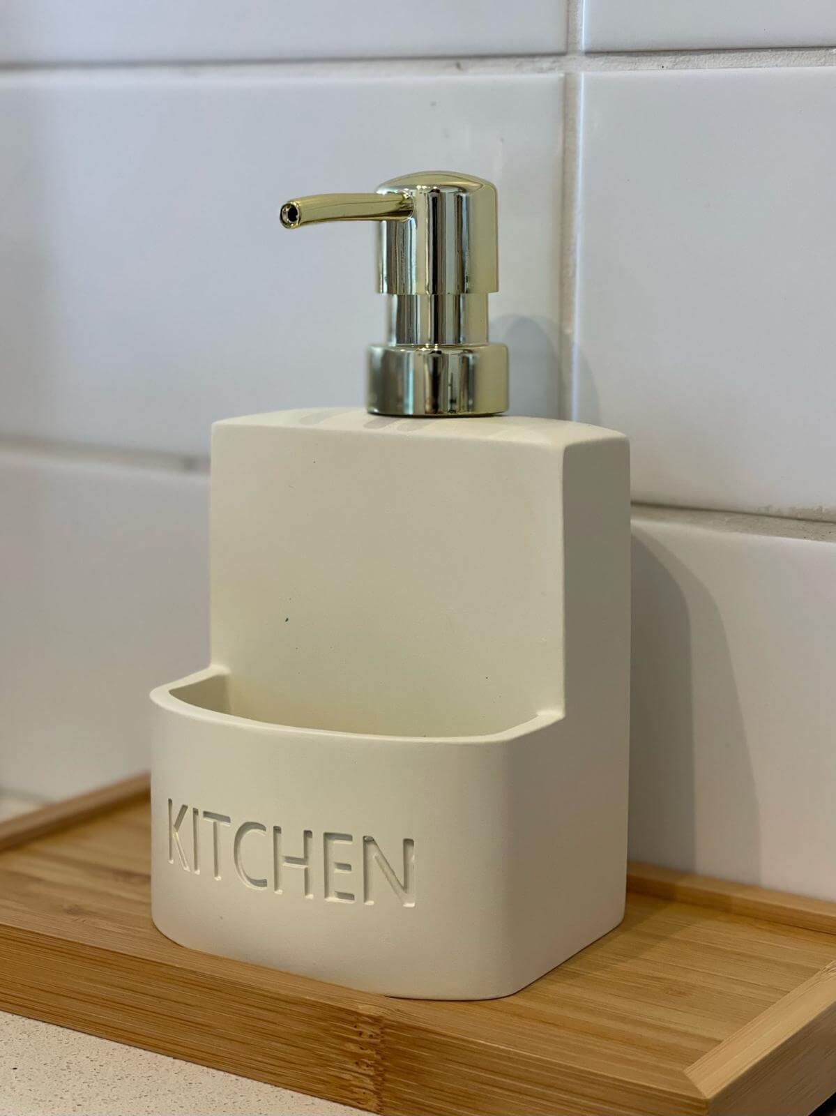 דיספנסר לסבון כלים קלין שמנת