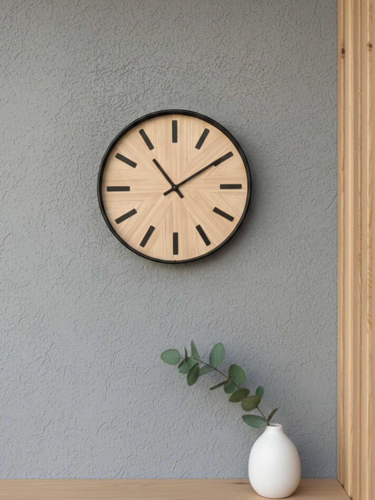 שעון קיר נטורל ווד