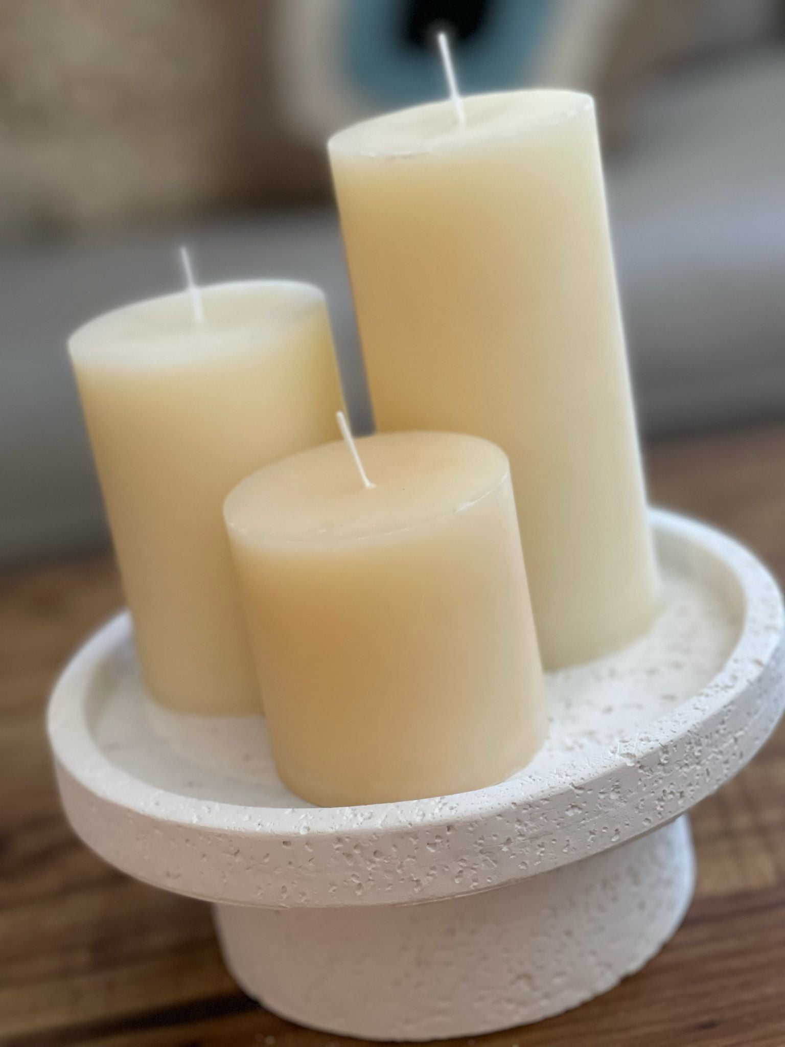 נר ונילה שמנת - גודל לבחירה