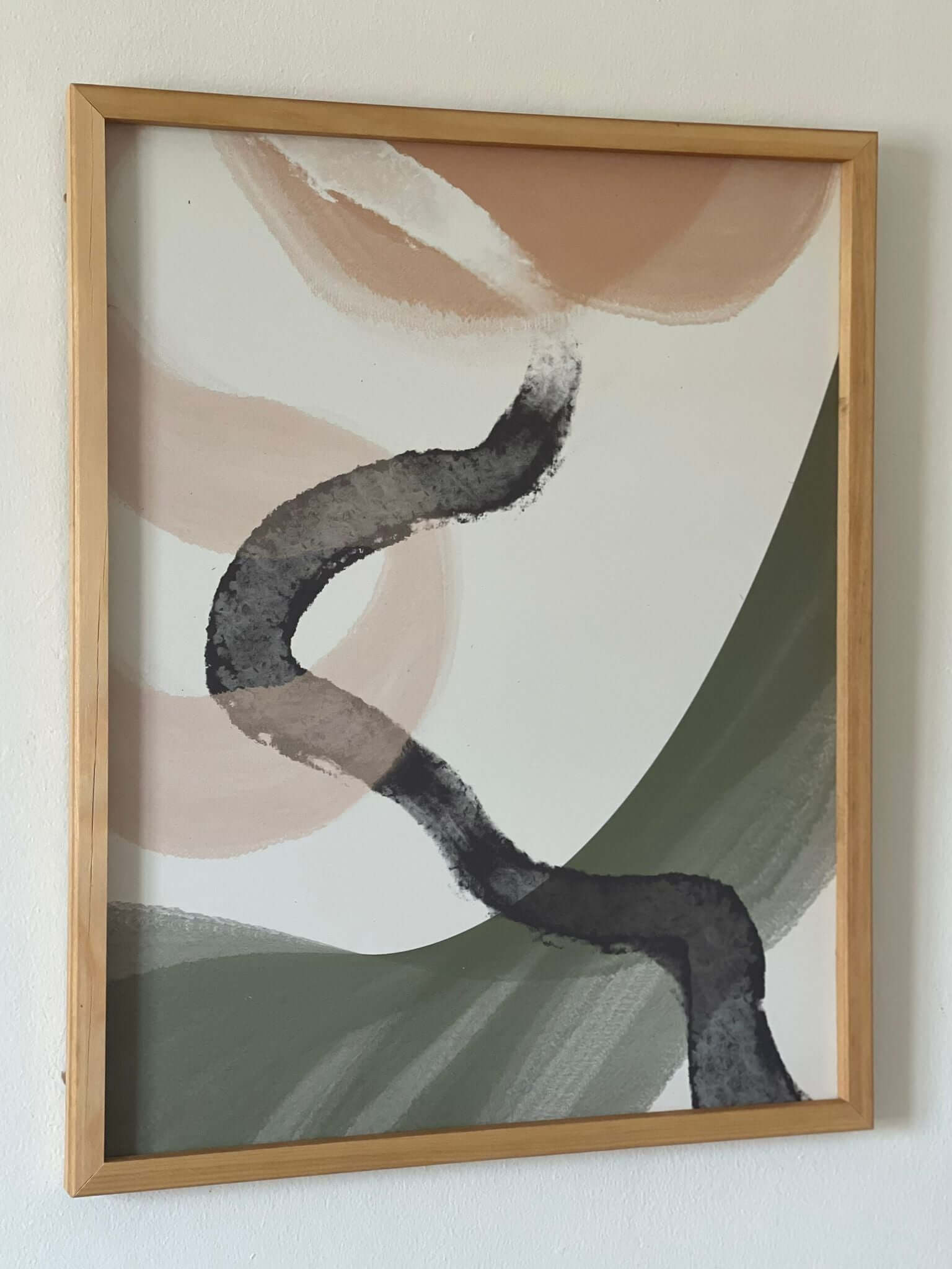 תמונה מסגרת עץ פלואו - 40*50 ס"מ