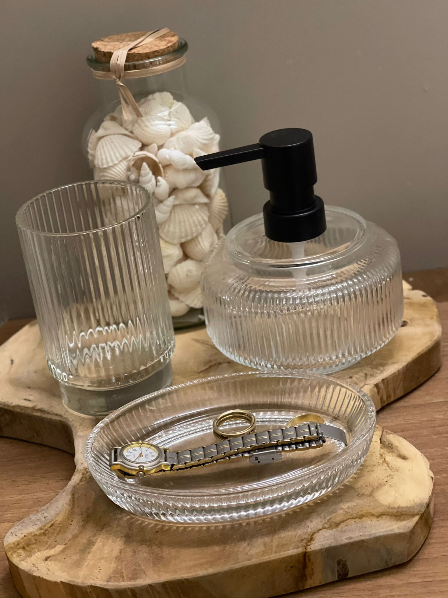 סט אמבטיה ריבס - 3 חלקים