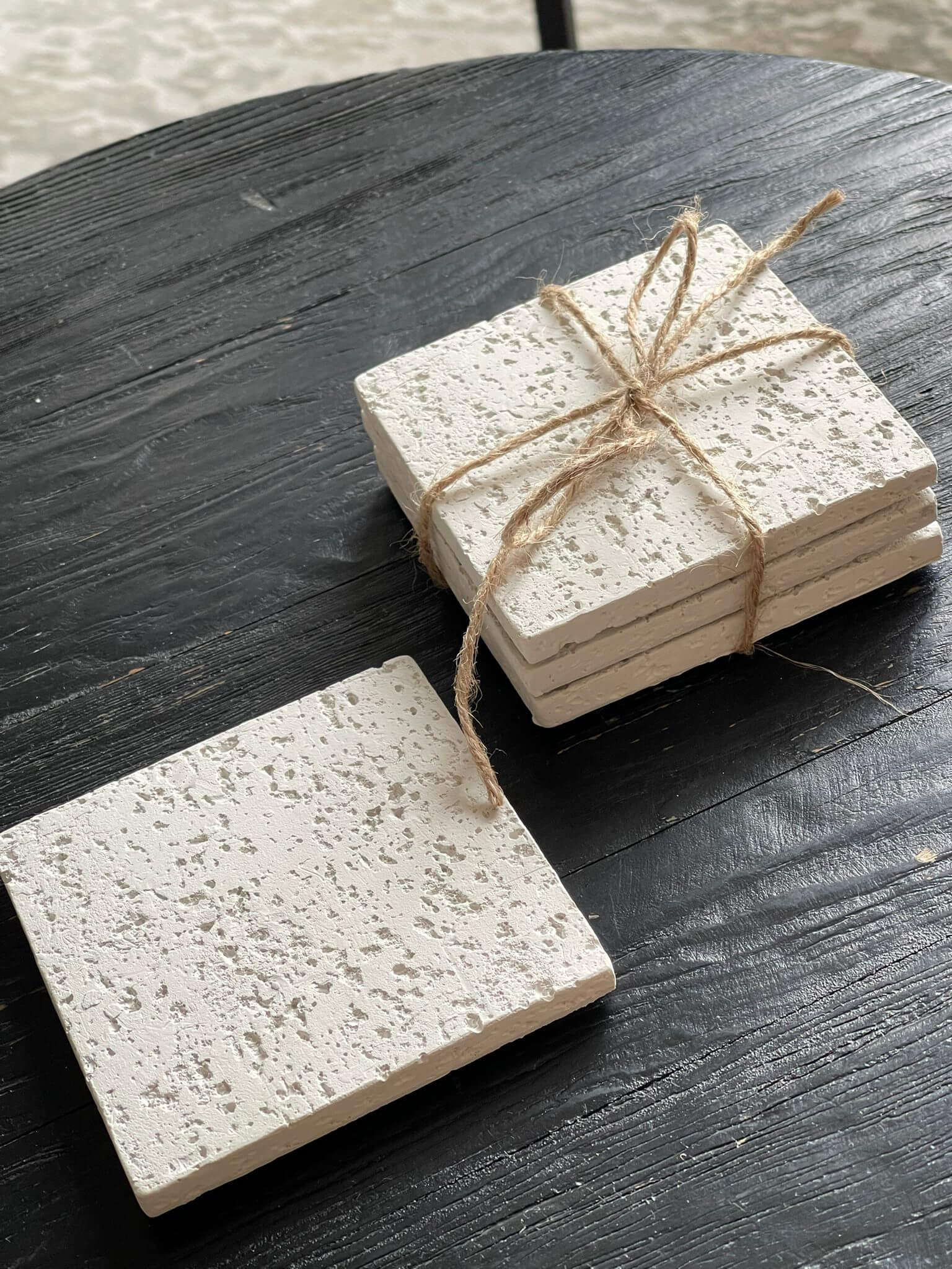 סט תחתיות קפה מרובעות אבן קאבו