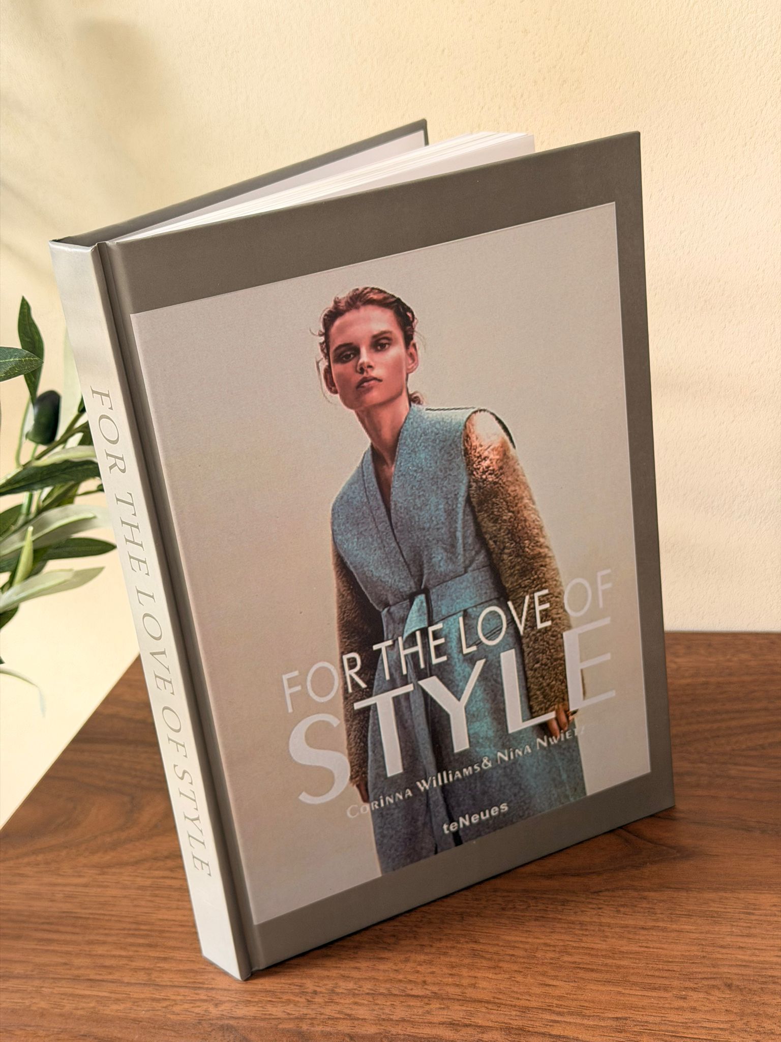 ספר עיצוב נפתח עם דפים - STYLE