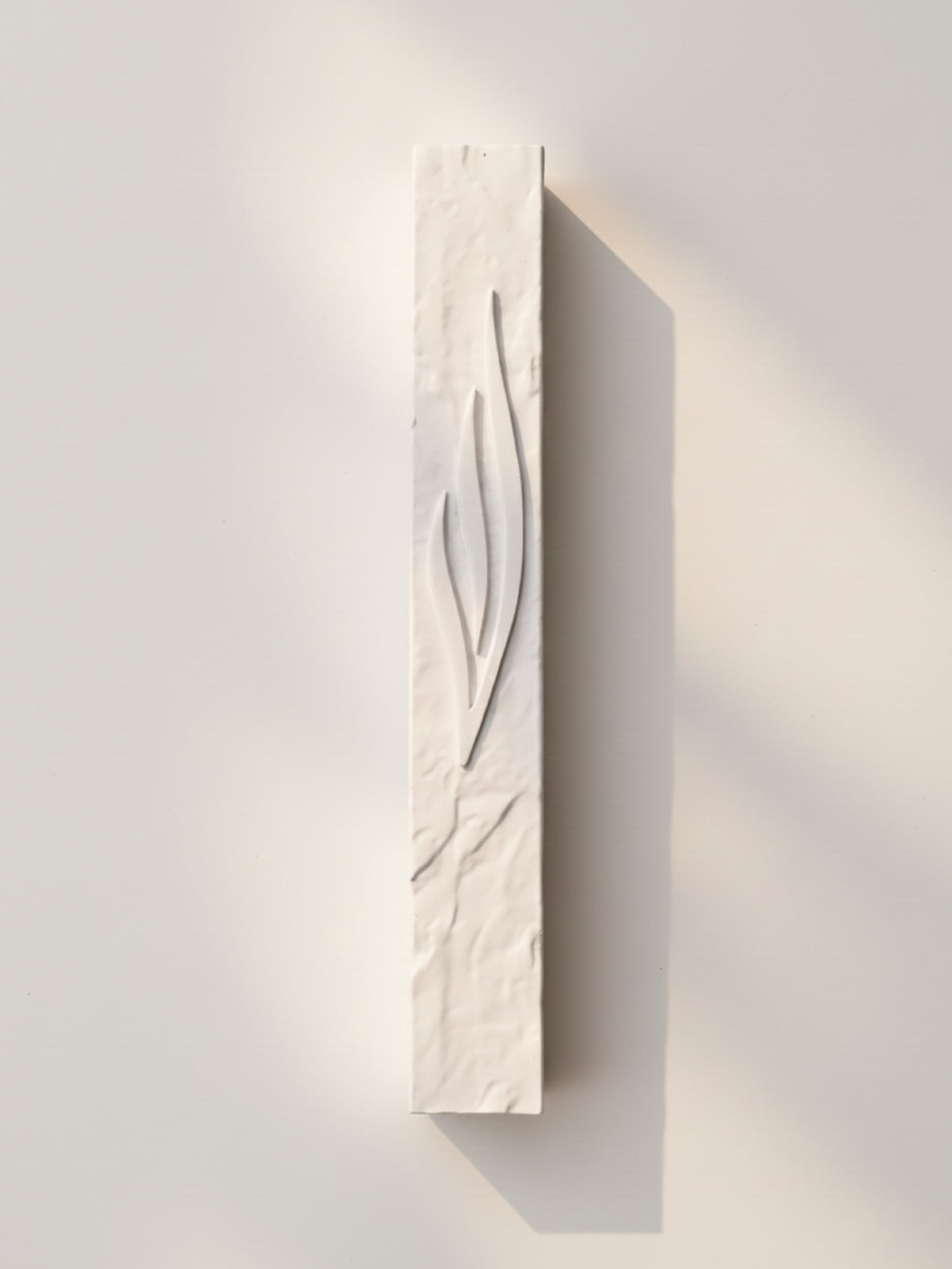 בית מזוזה לבן מינרל לקלף 15