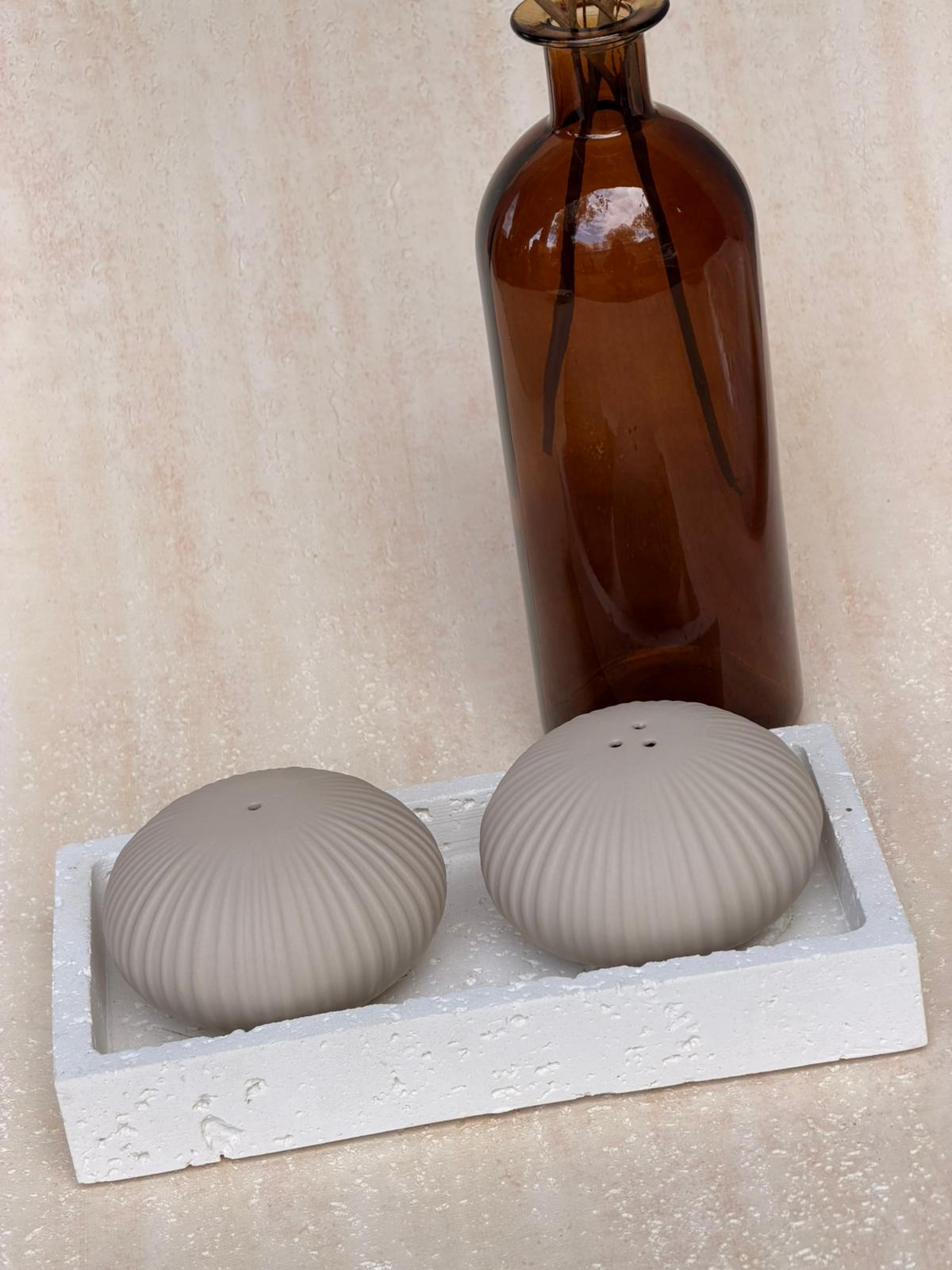 סט מלח פלפל ווסט בז'