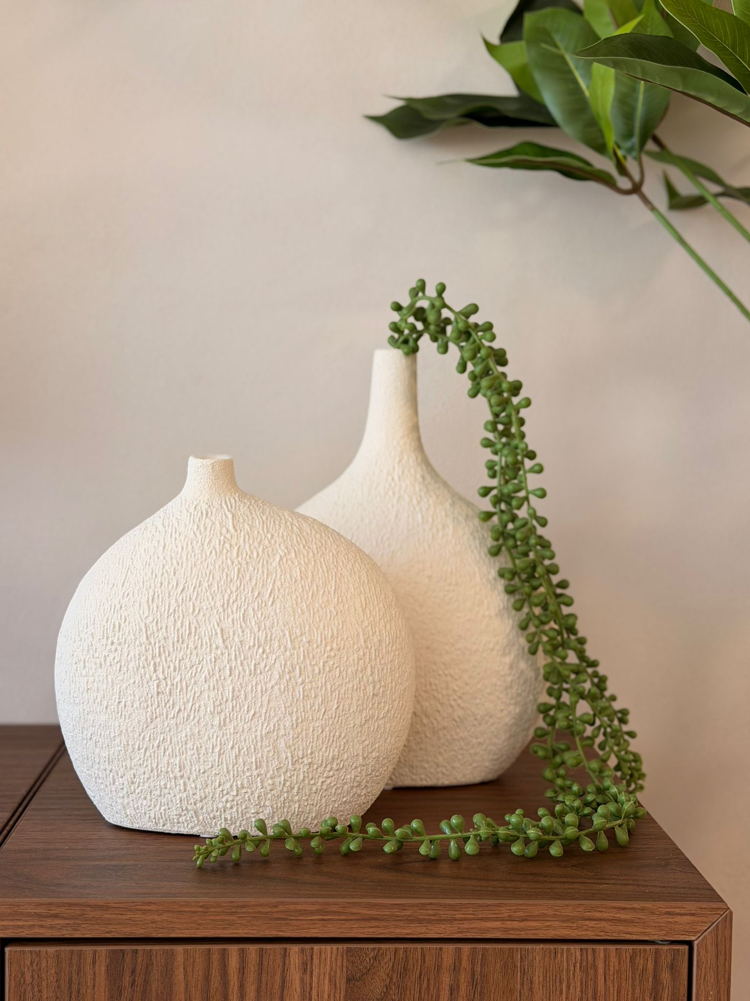 אגרטל חרס שטוח מון