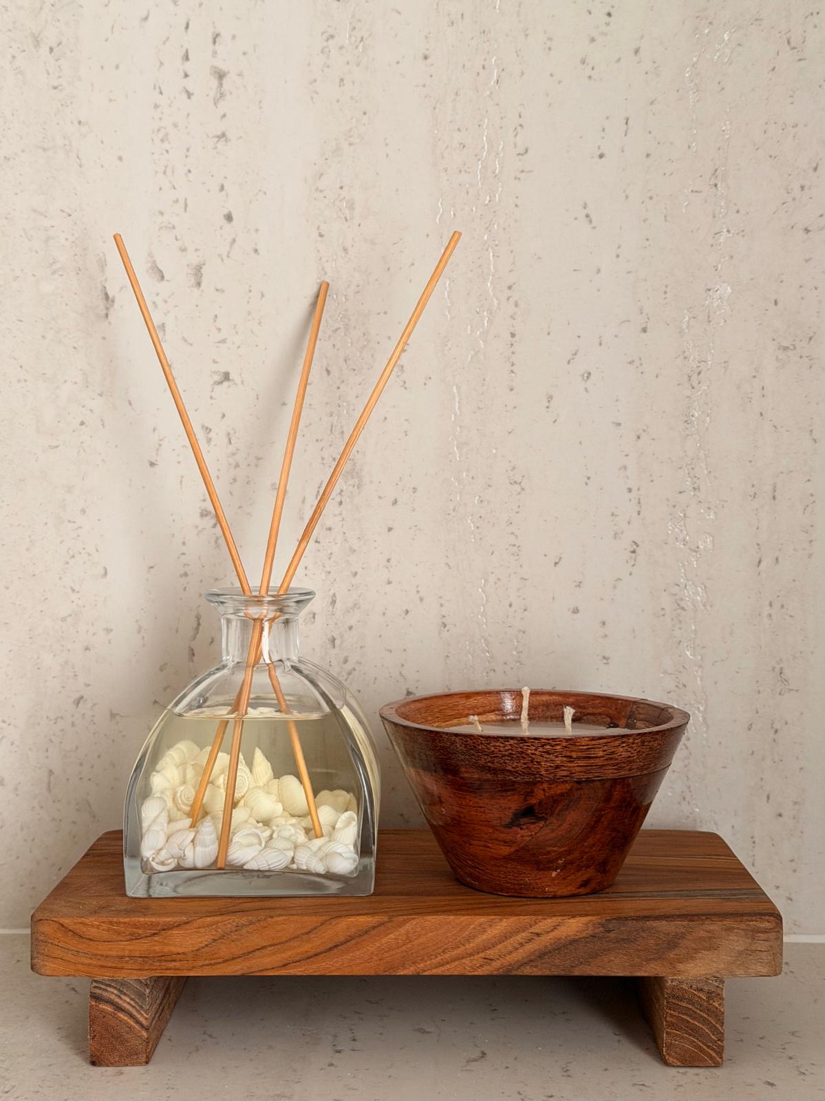 מגש עץ שיטה מוגבה