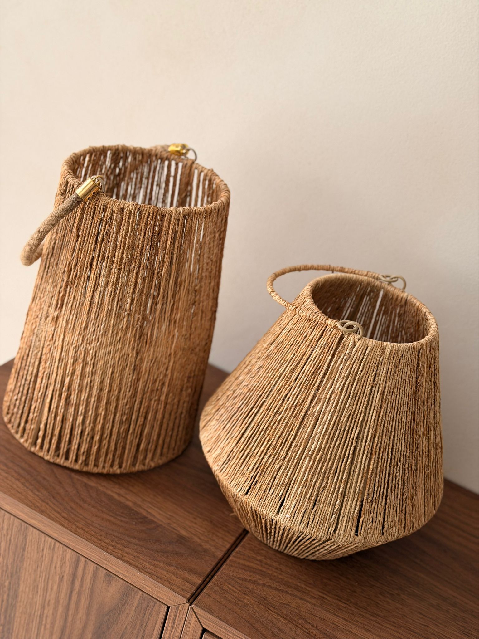 עששית חבלים קלועה - גודל לבחירה