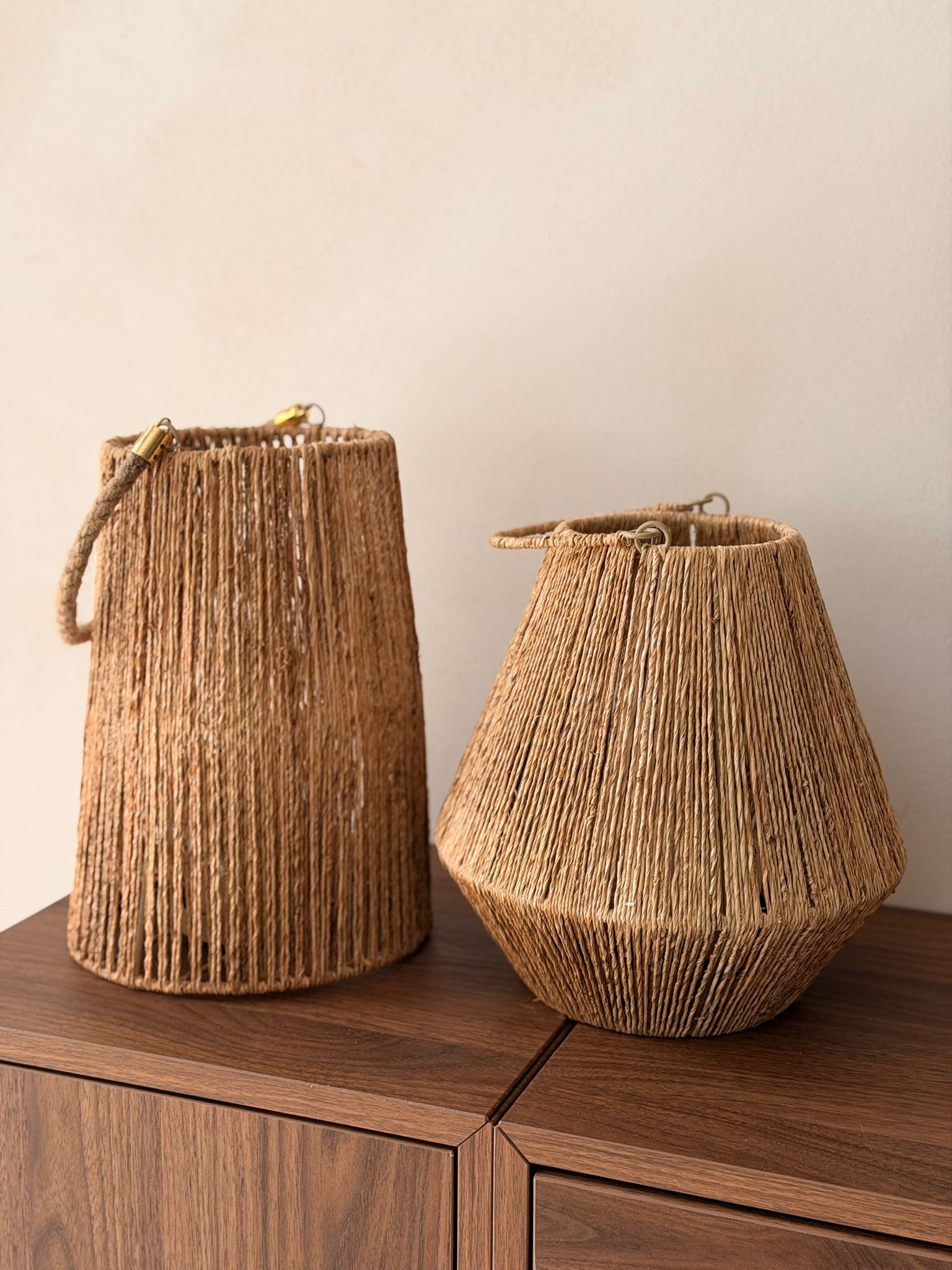 עששית חבלים קלועה - גודל לבחירה