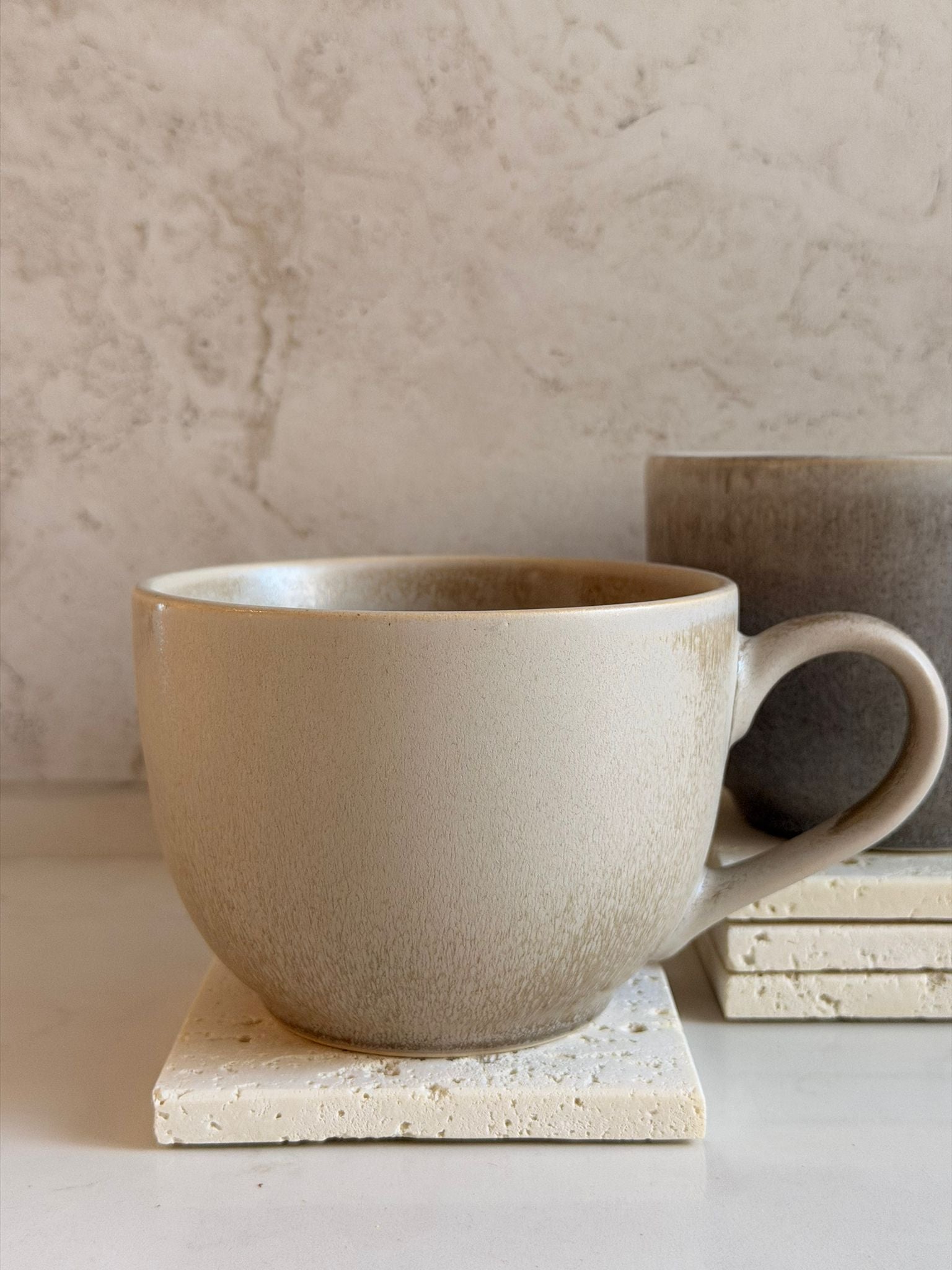 ספל קרמיקה מיסטי שמנת