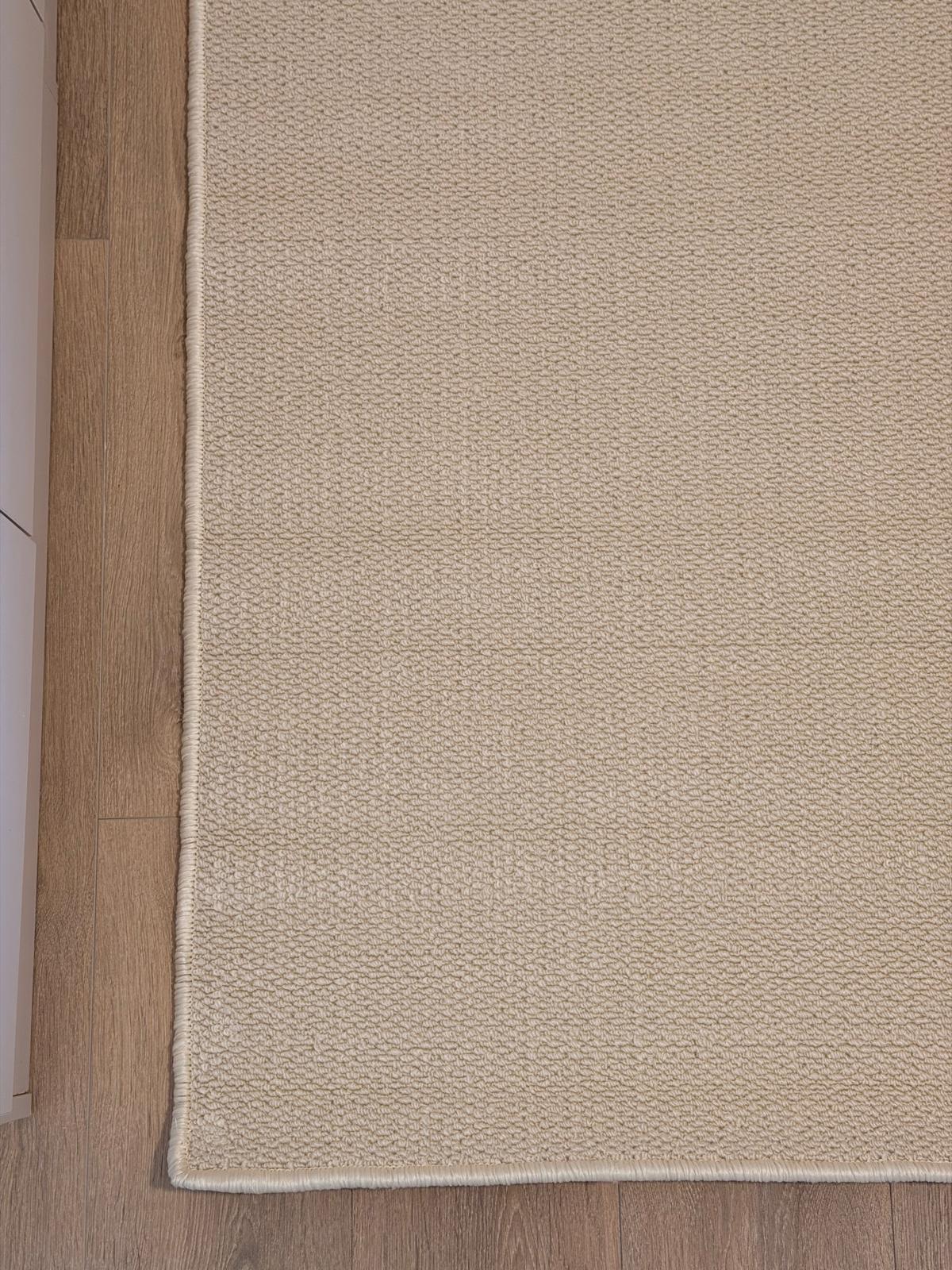 שטיח דמוי צמר שמנת 80*150 ס"מ