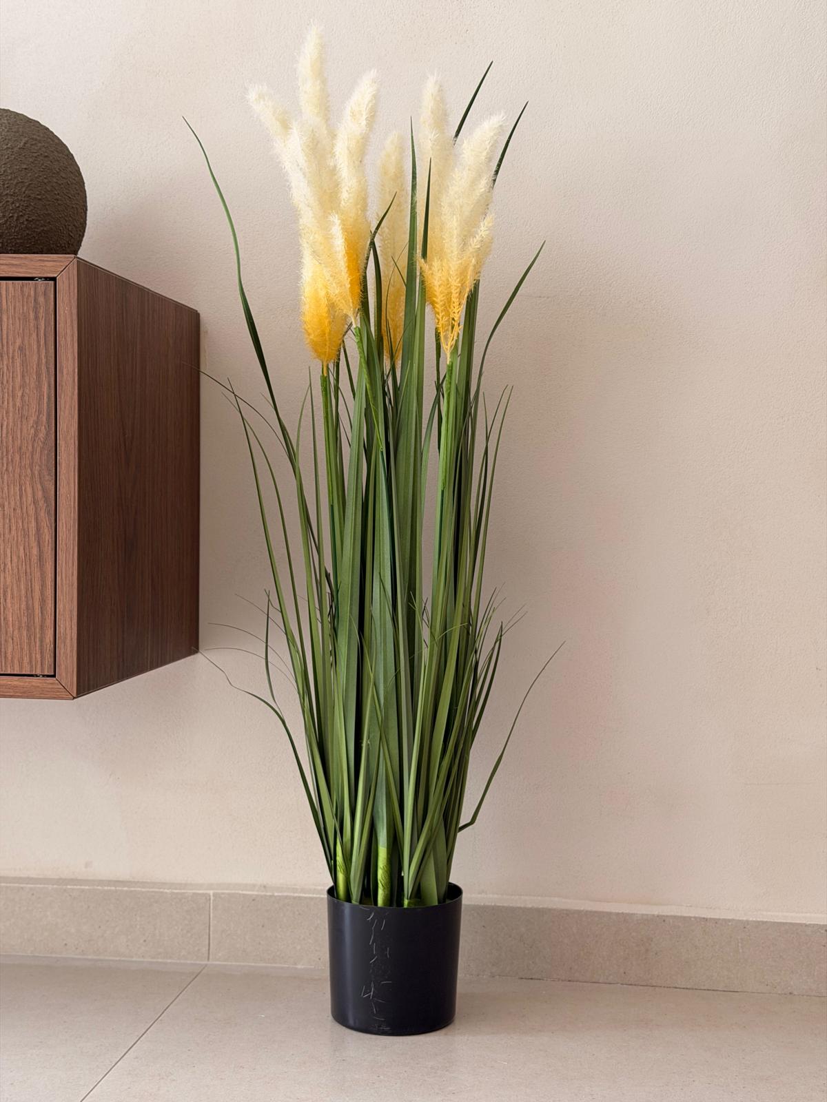 עציץ פמפס מלאכותי - 90 ס"מ