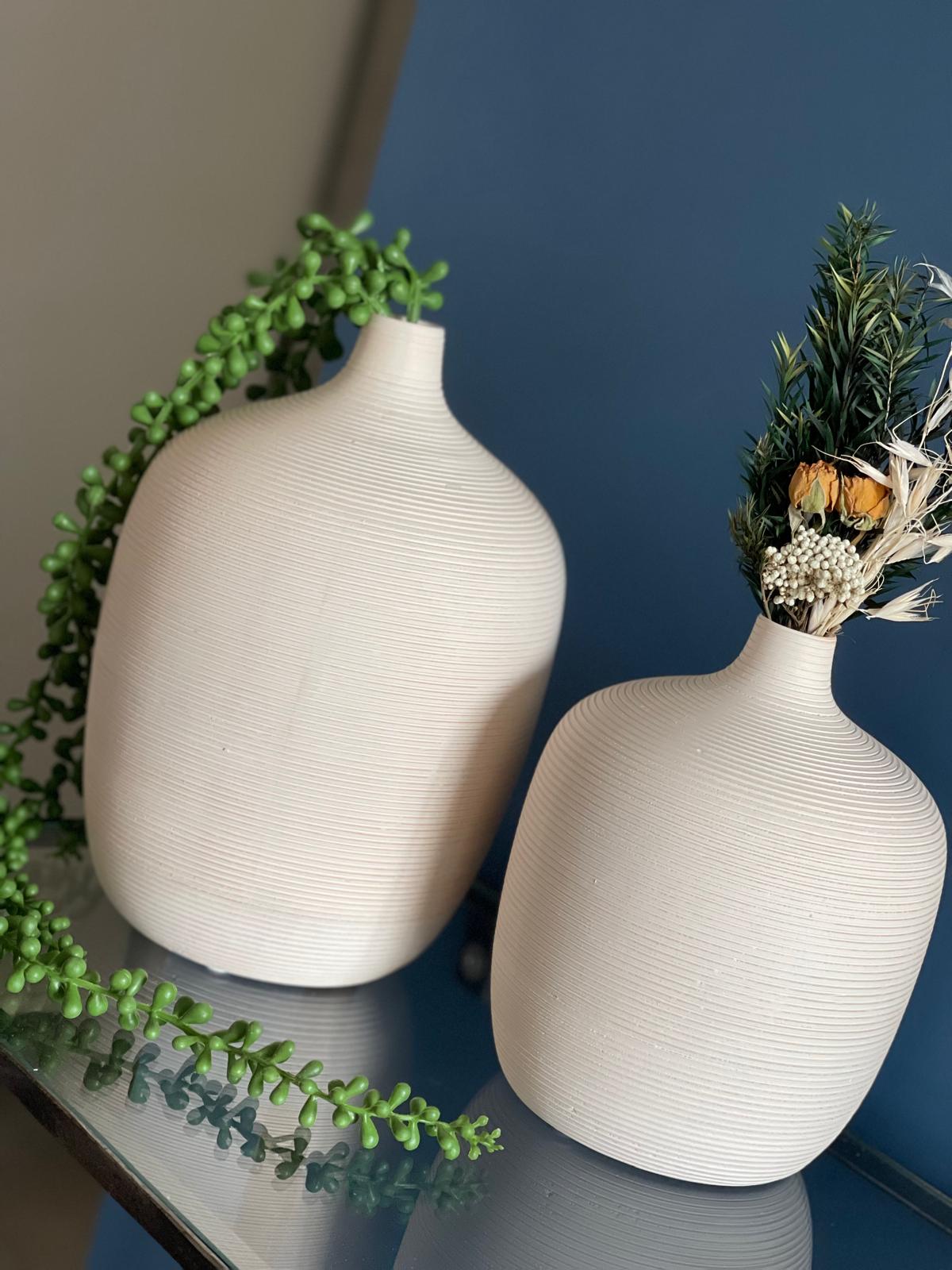 אגרטל חרס מילה שמנת דרופ