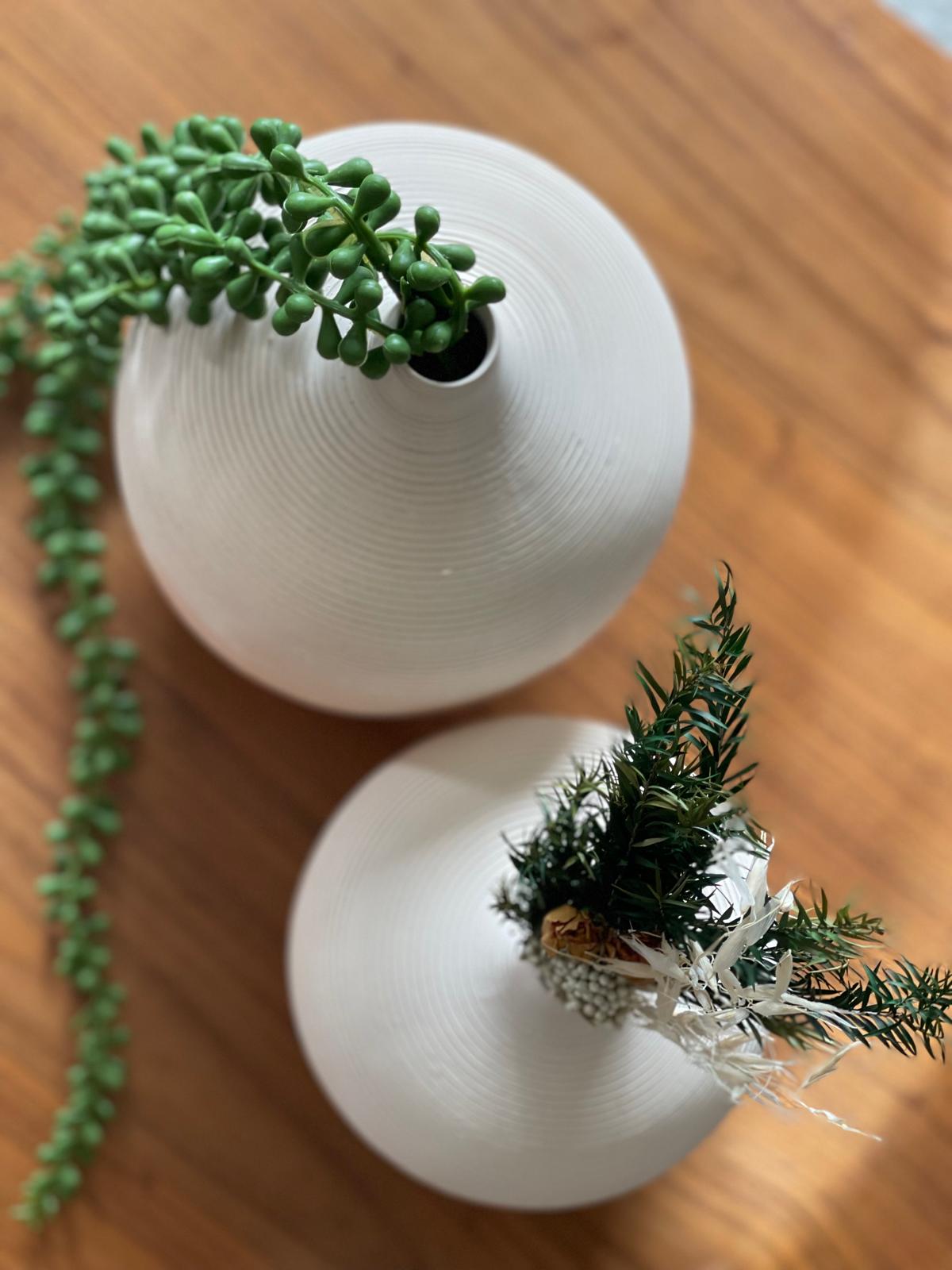 אגרטל חרס מילה שמנת דרופ