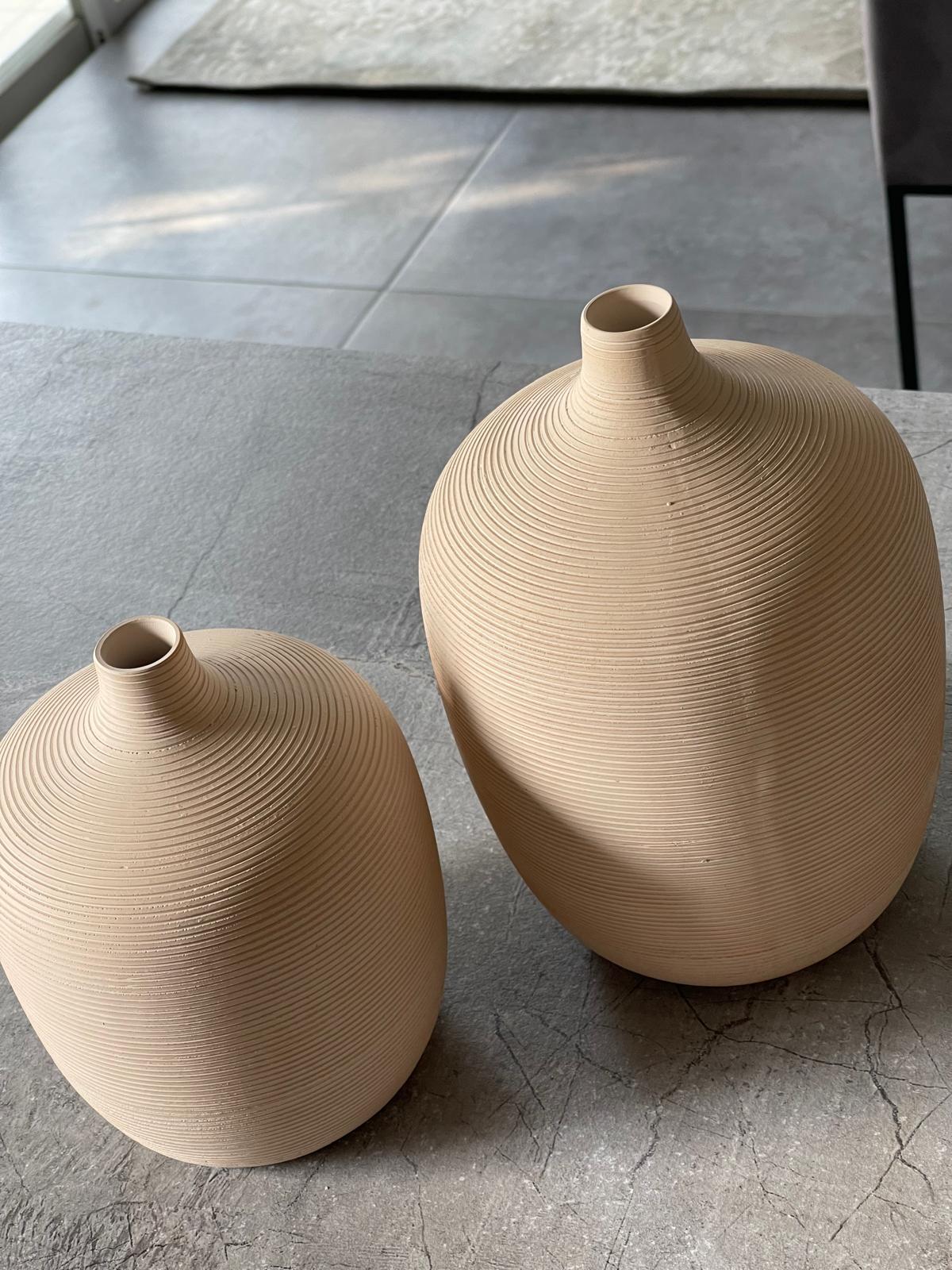 אגרטל חרס מילה שמנת דרופ