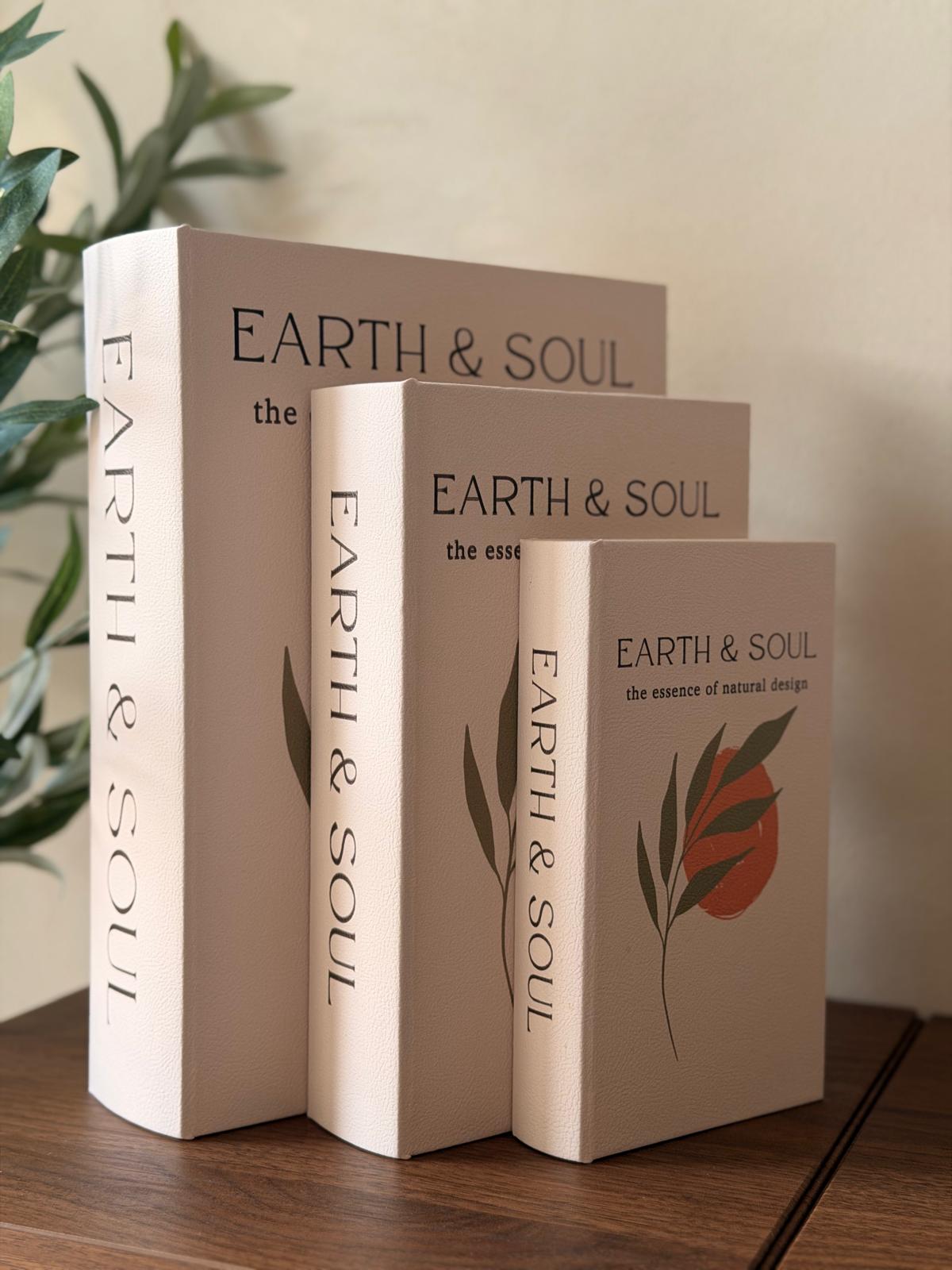 ספר קופסה אסנס נפתח לאחסון