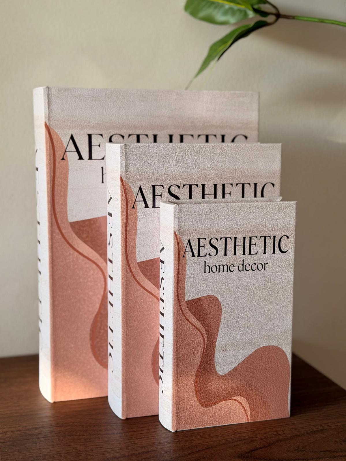 ספר קופסה אדמה נפתח לאחסון