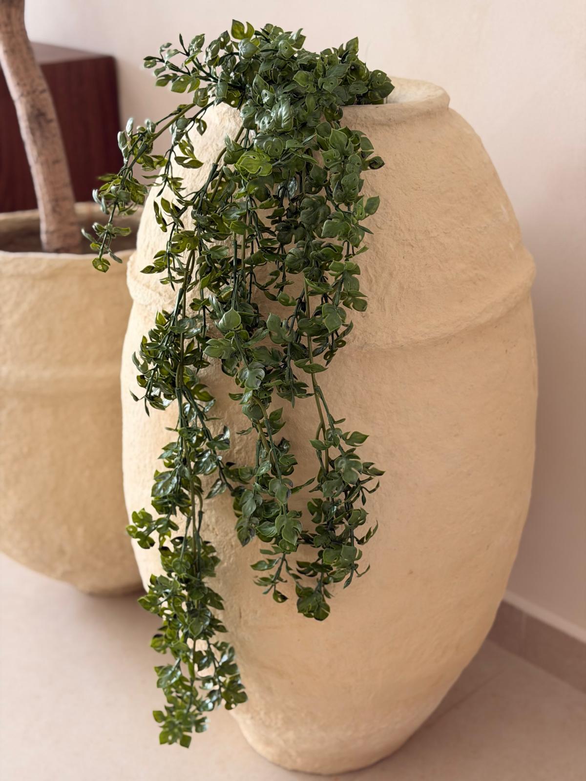 צמח מונסטרה מלאכותי נשפך