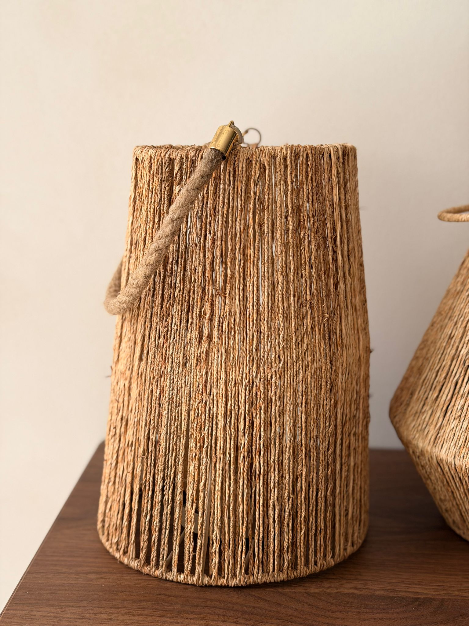 עששית חבלים קלועה - גודל לבחירה