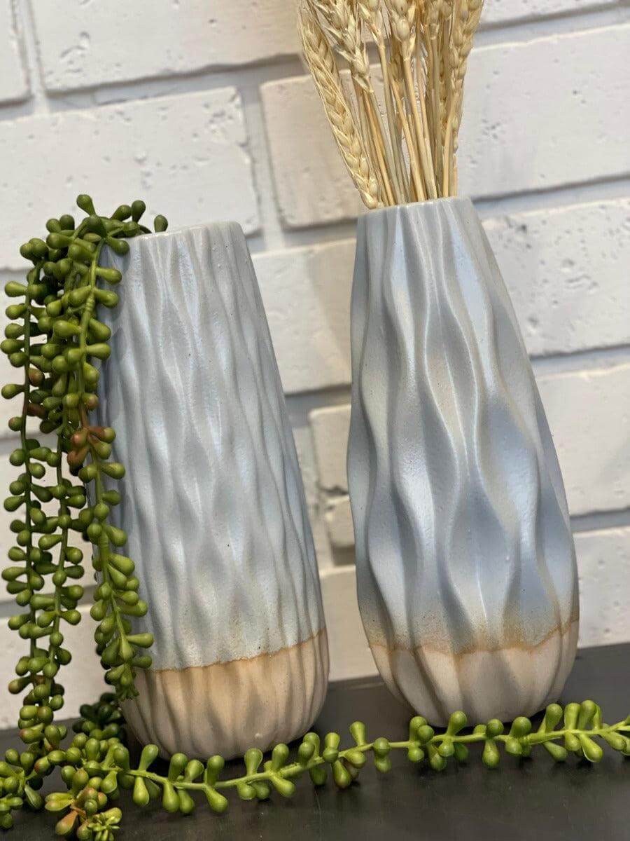 אגרטל מולטיקולור תכלת - גודל לבחירה - 1item