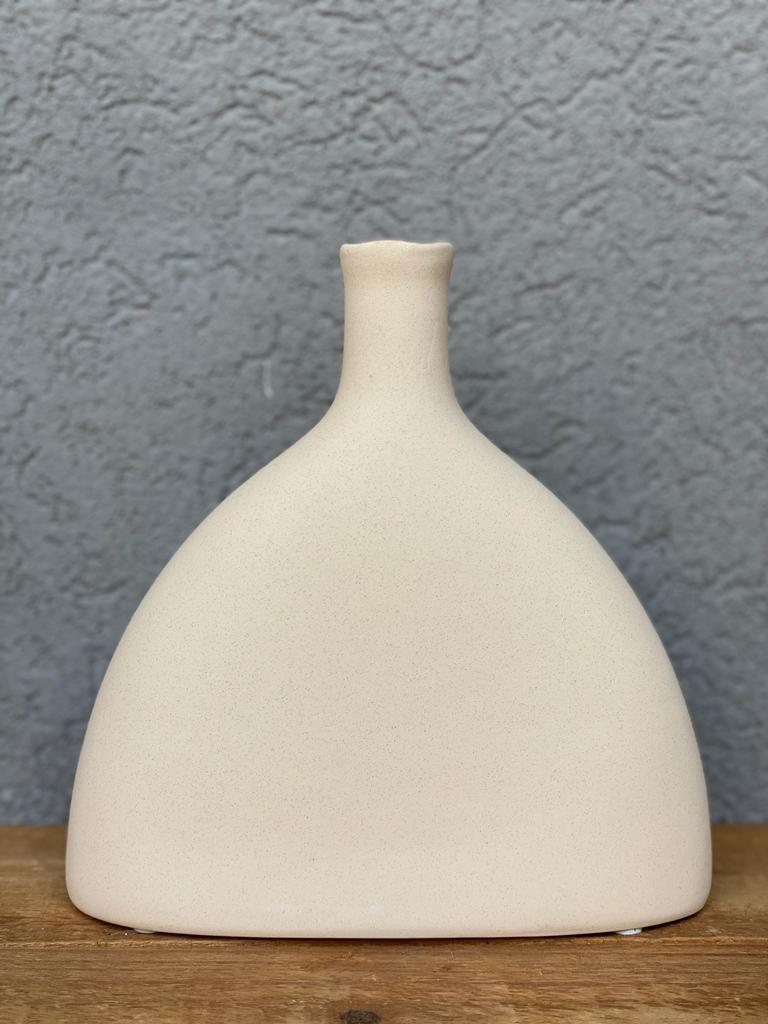 אגרטל חרס פחוס - 1item