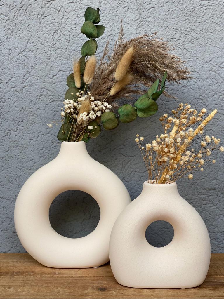 אגרטל חרס עגול הולי - גודל לבחירה - 1item