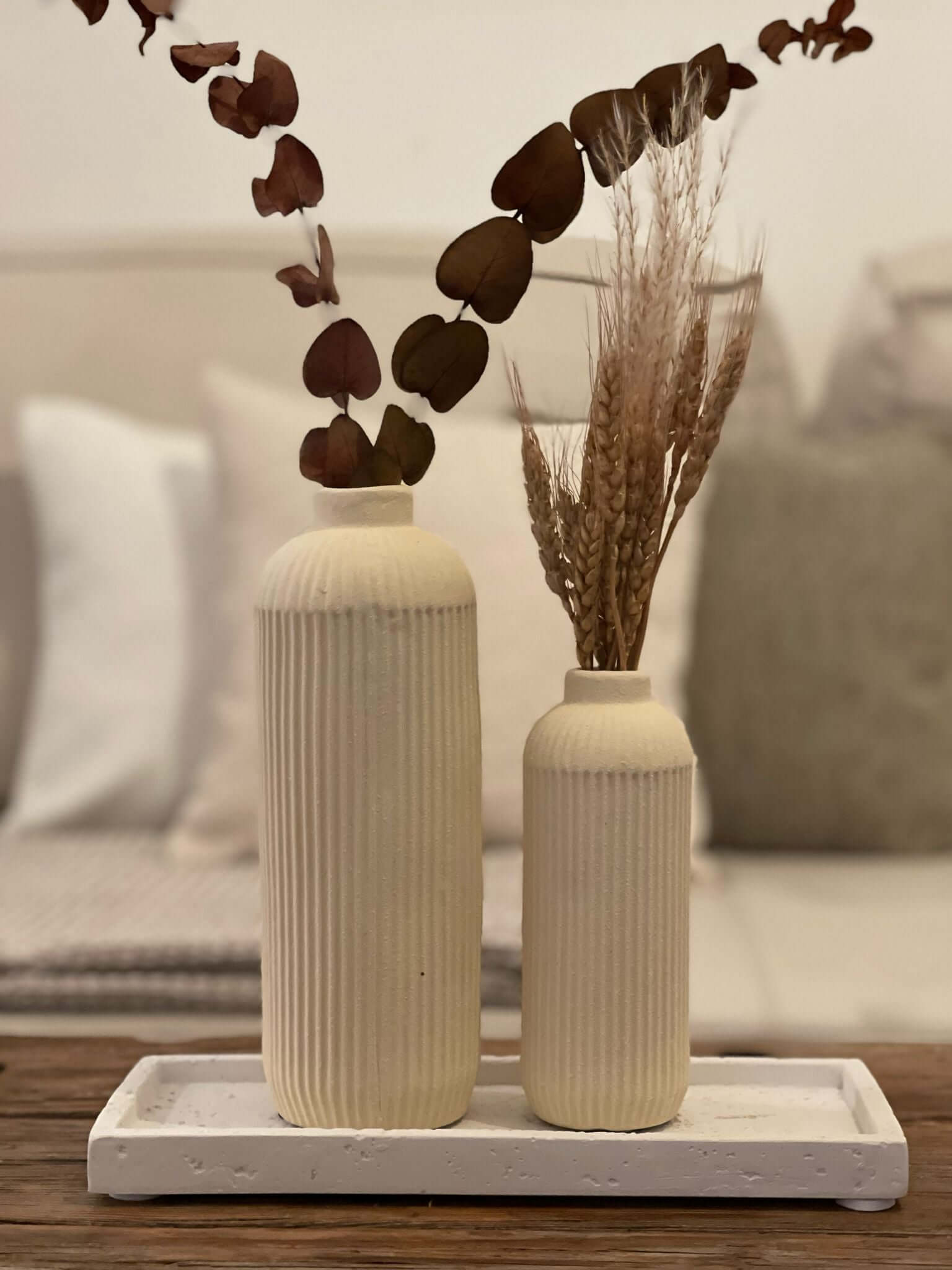 אגרטל חרס סנדיניו פסים - 1item