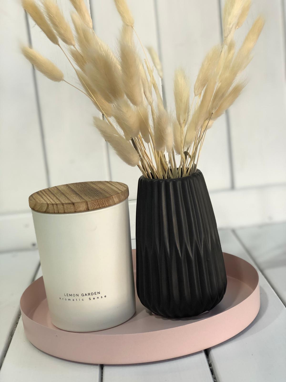 אגרטל סטון וור שחור - פיה רחבה - 1item
