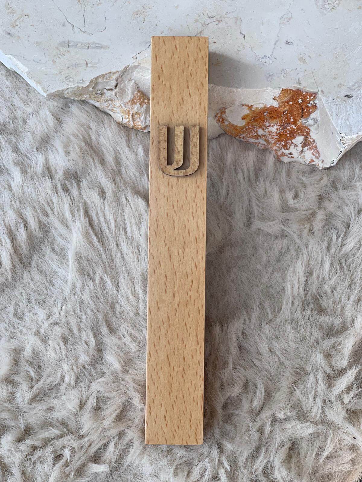 בית מזוזה עשוי עץ - 1item