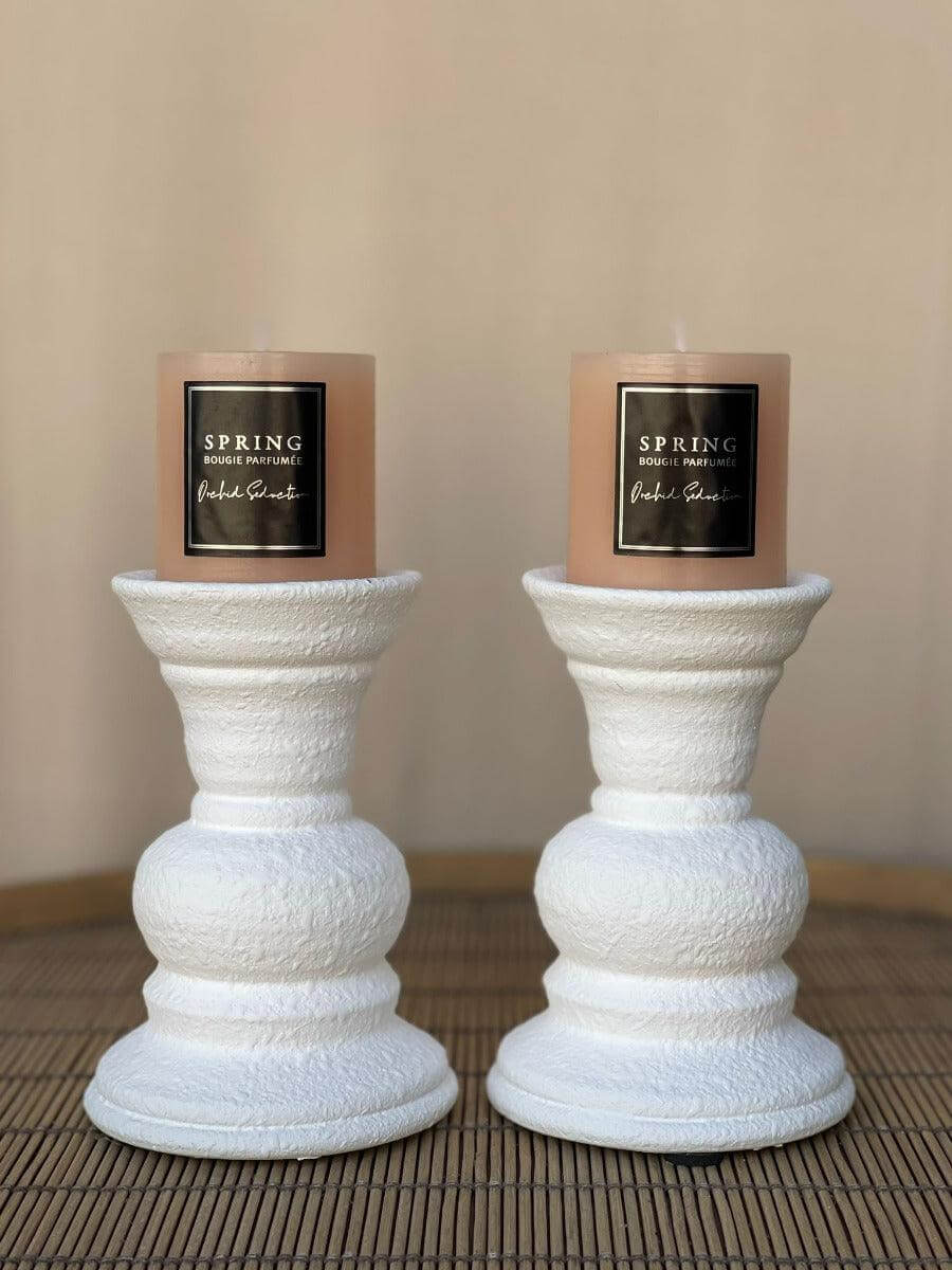 פמוט אבן לבן - 1item