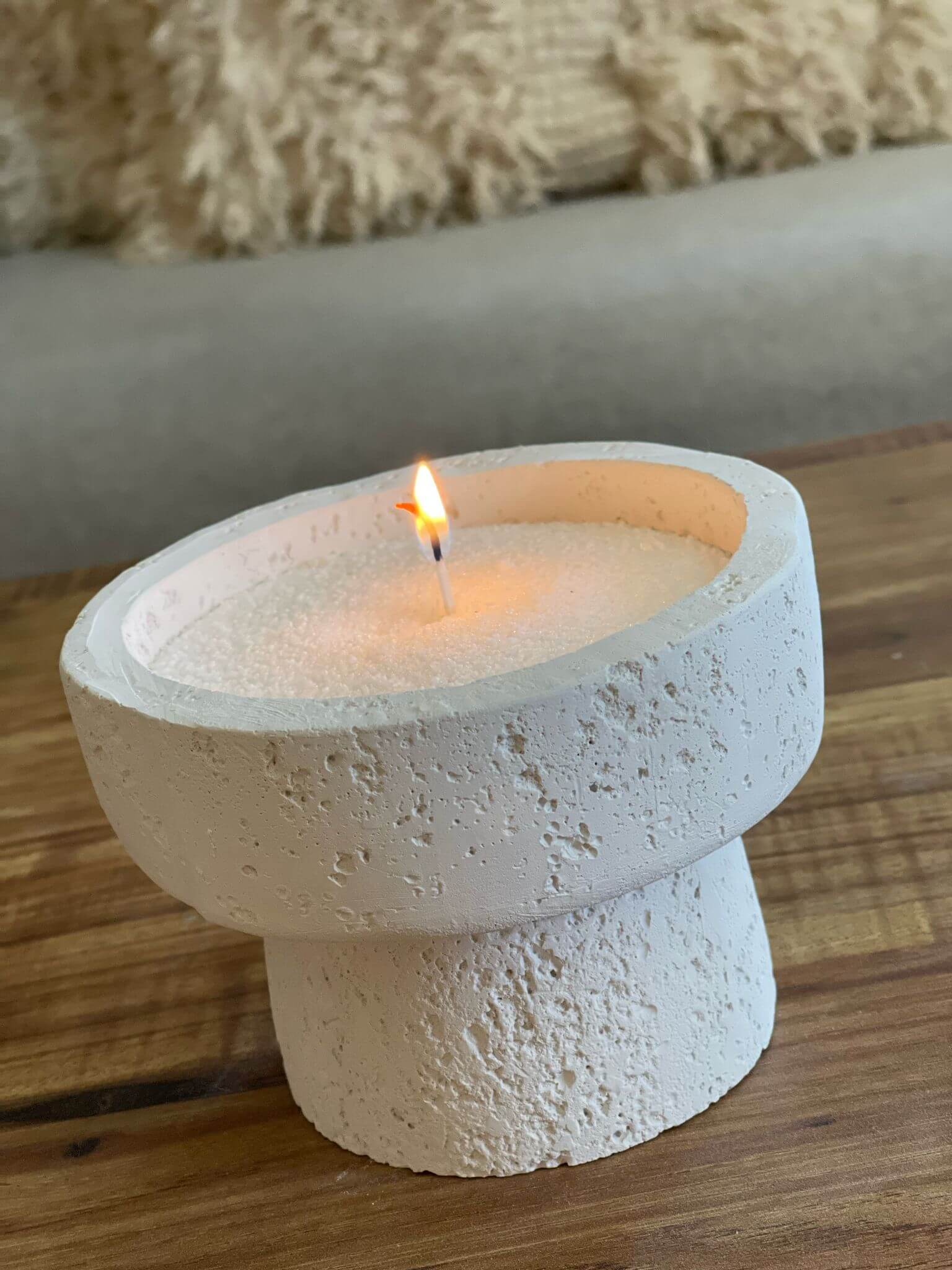קערת אבן קאבו מוגבהת - 1item