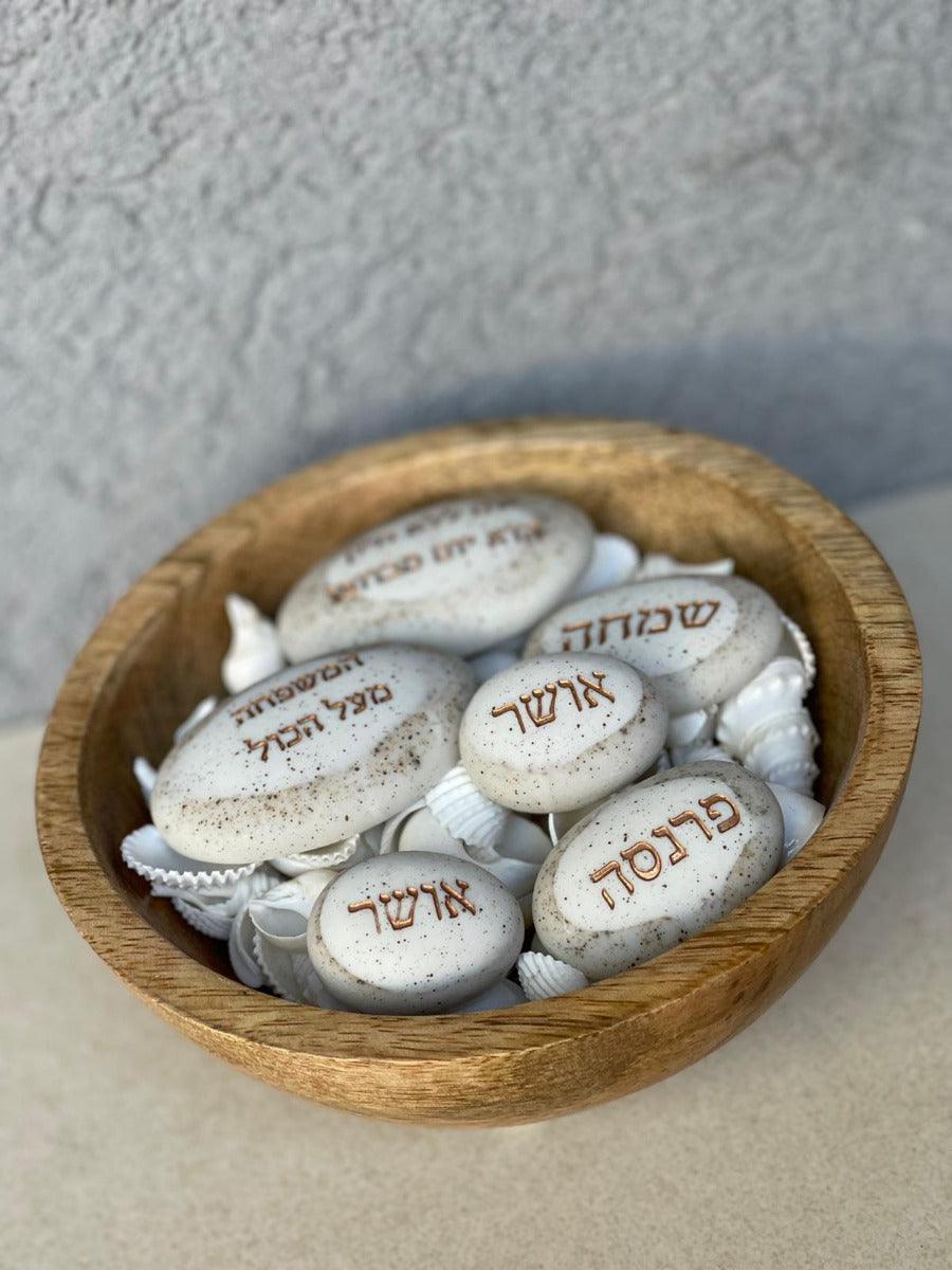 קערת עץ טבעית - 1item