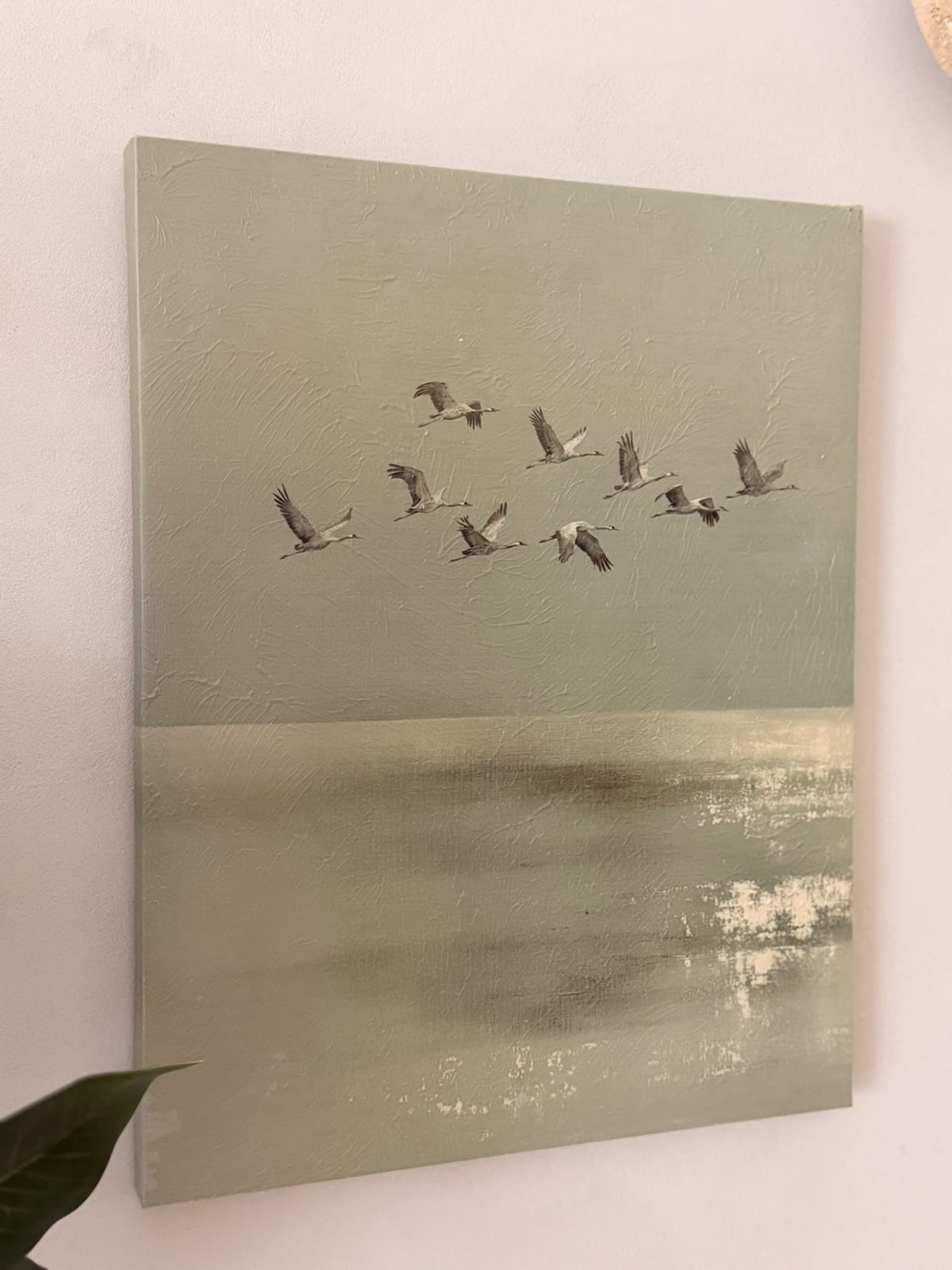 תמונת קנבס נוף מרווה באפקט שמן - 40x50 ס״מ